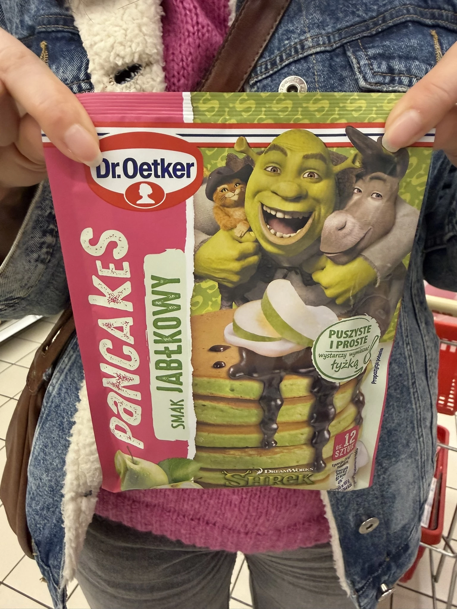 Dr. Oetker Pancakes Shrek smak jabłkowy | 165g
