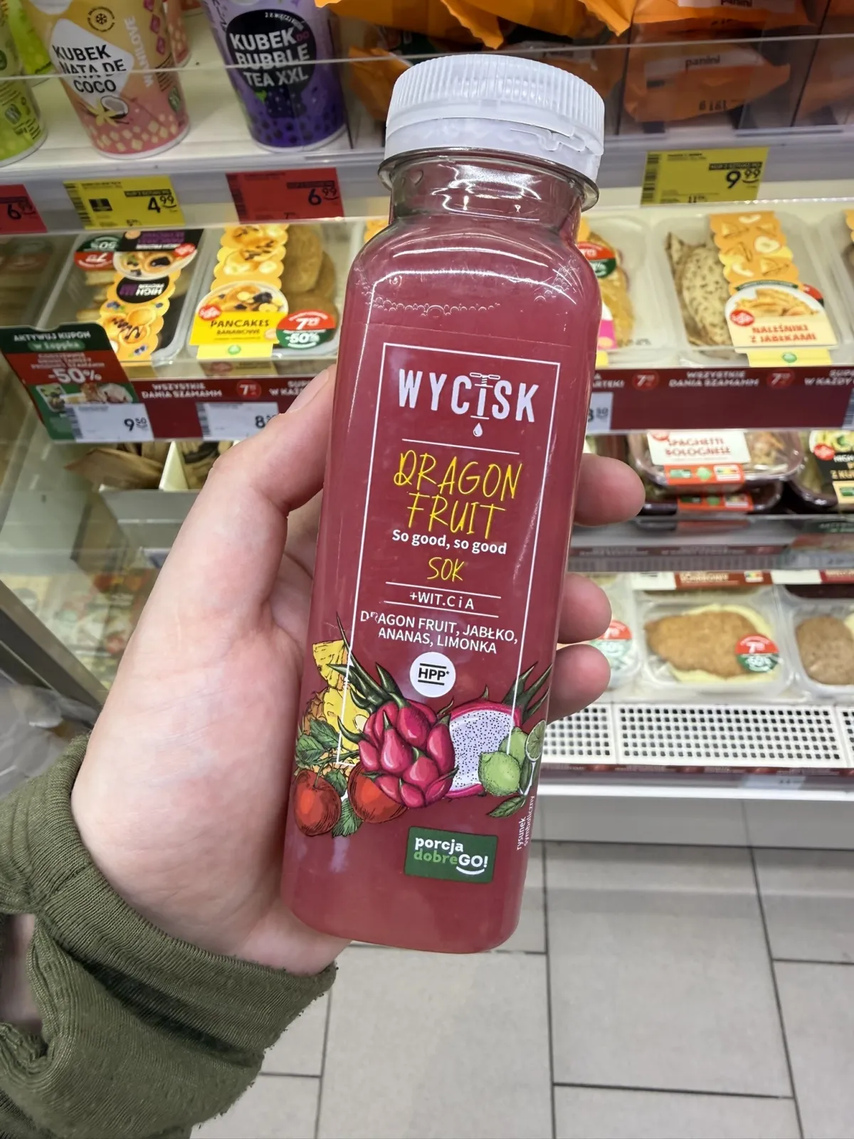 Wycisk Dragon Fruit Sok | 250ml