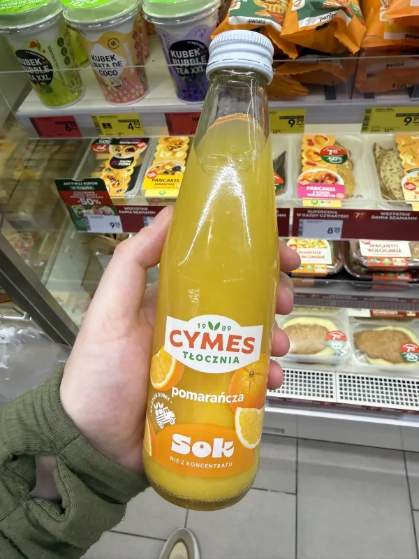 Tłocznia Cymes Sok z pomarańczy | 250ml
