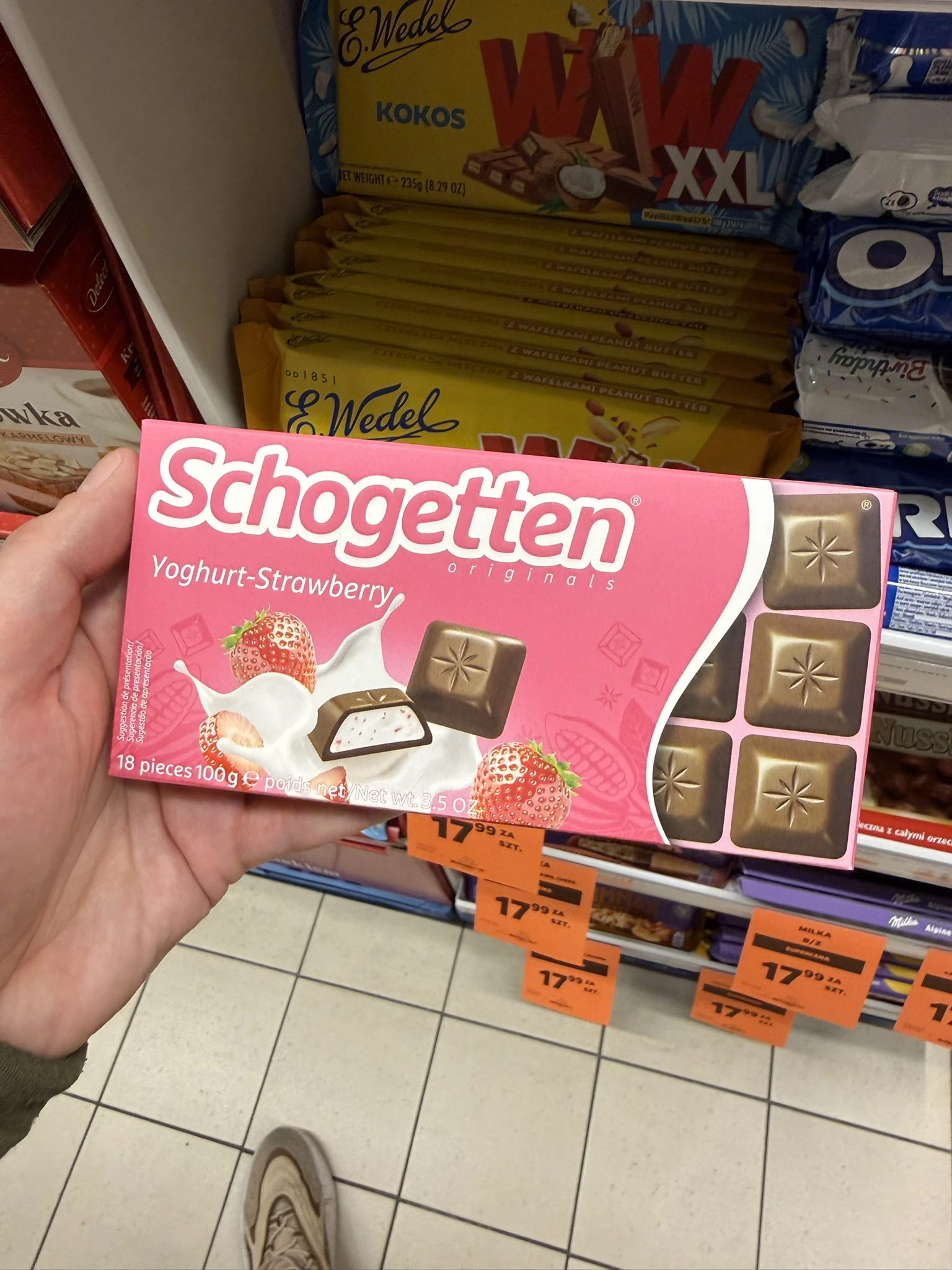 Schogetten Yoghurt-Strawberry | 100g