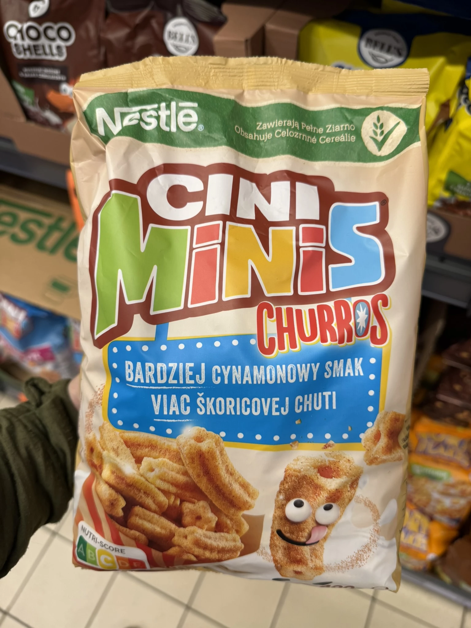 Nestlé Cini Minis Churros Płatki śniadaniowe | 400g