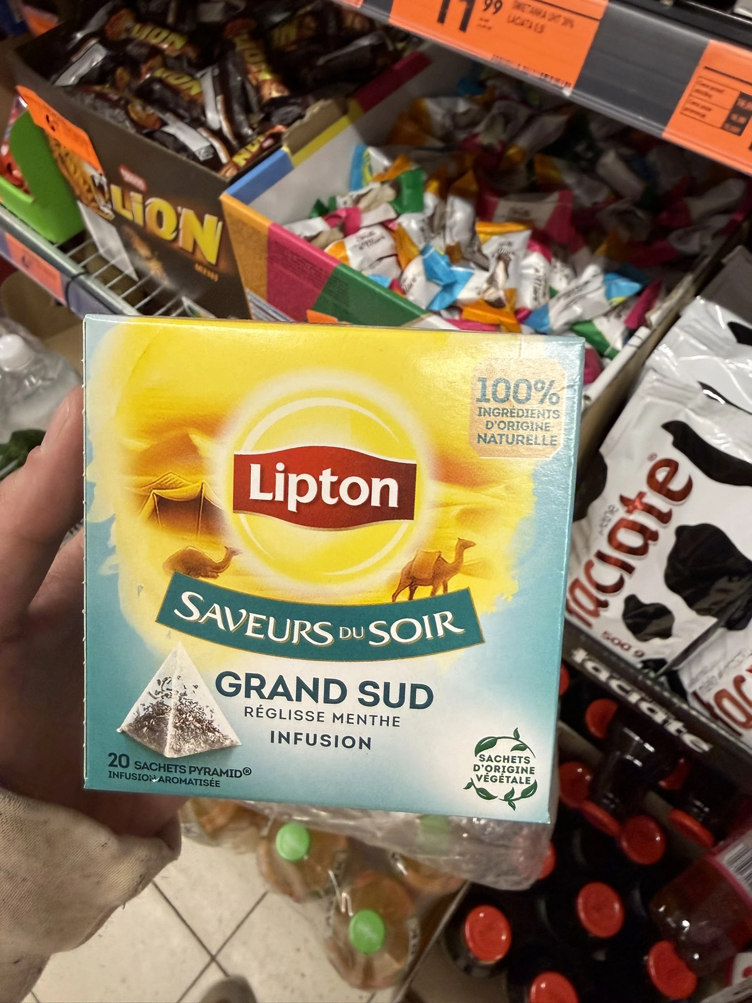 Lipton Infusion Saveurs du Soir Grand Sud Réglisse Menthe | 32g