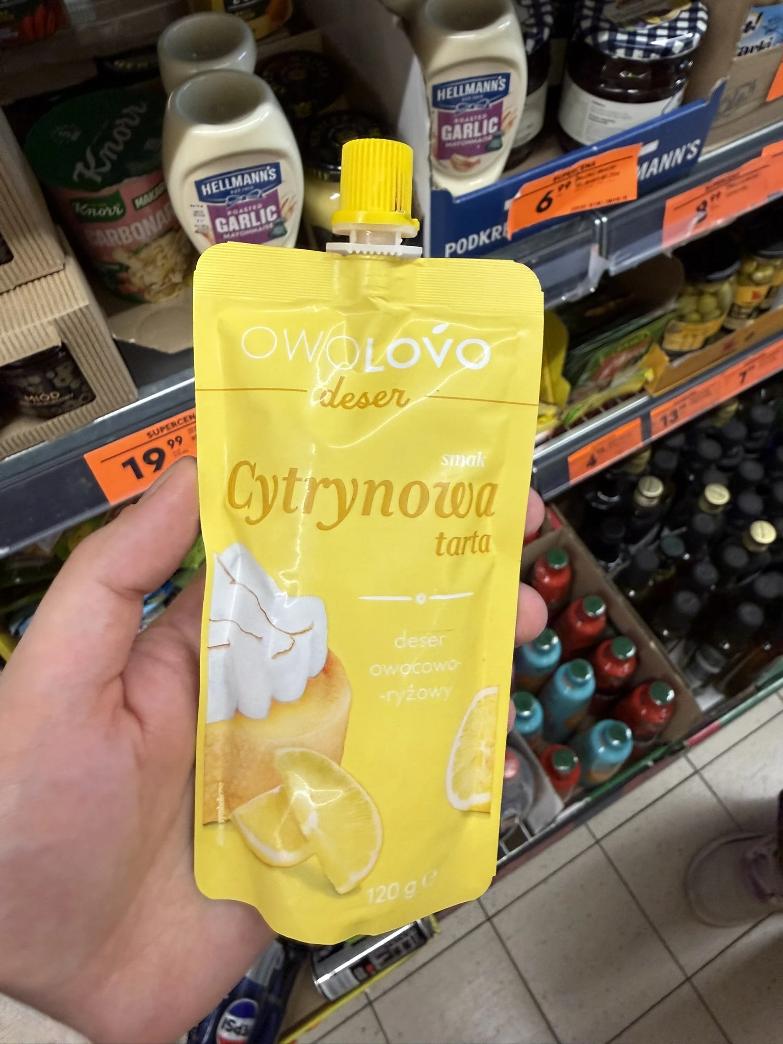 Owolovo Deser owocowo-ryżowy o smaku cytrynowej tarty | 120g