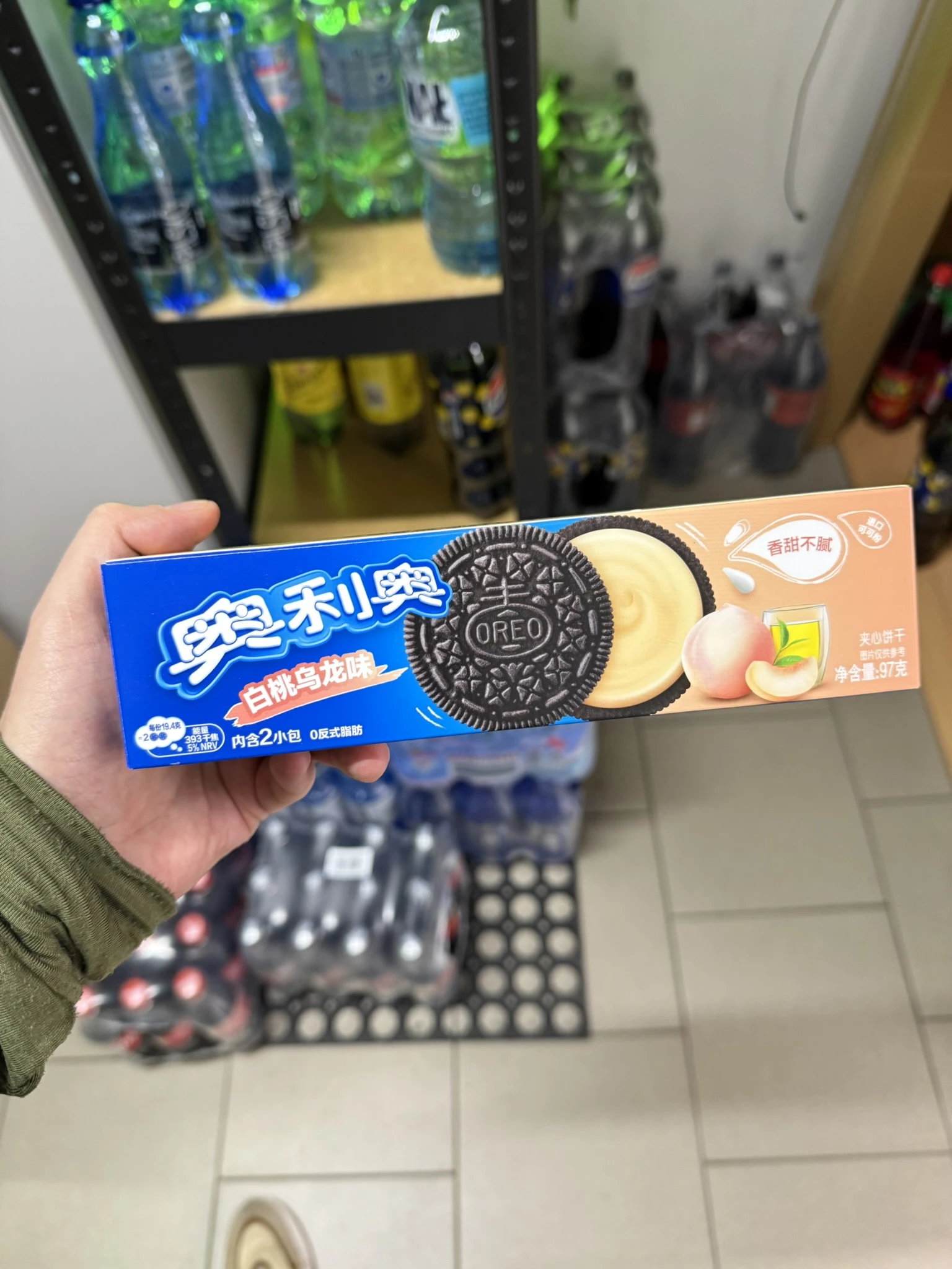 奥利奥 白桃乌龙味 / Oreo White Peach Oolong | 97g