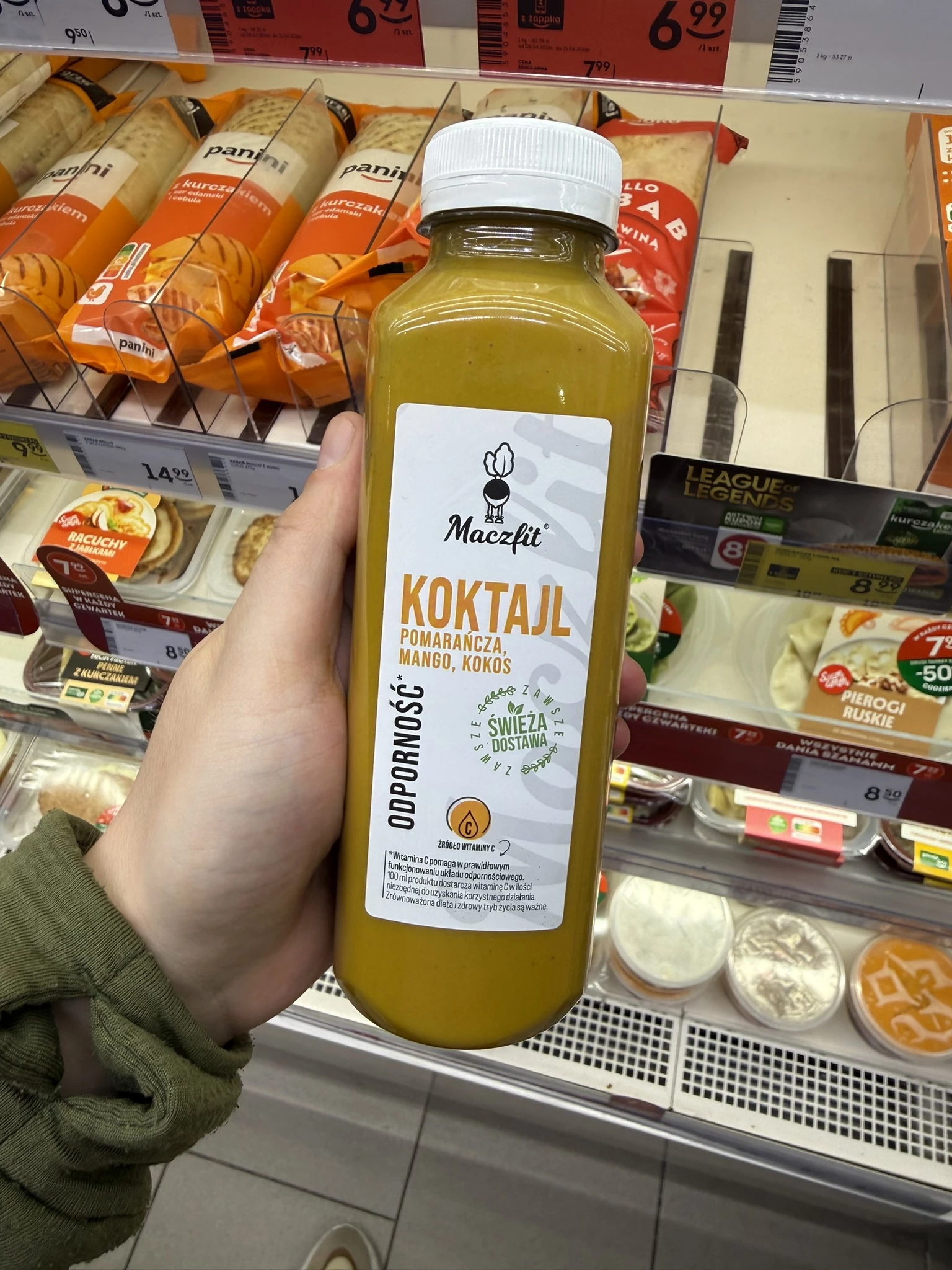 Maczfit Koktajl Pomarańcza, Mango, Kokos | 400ml