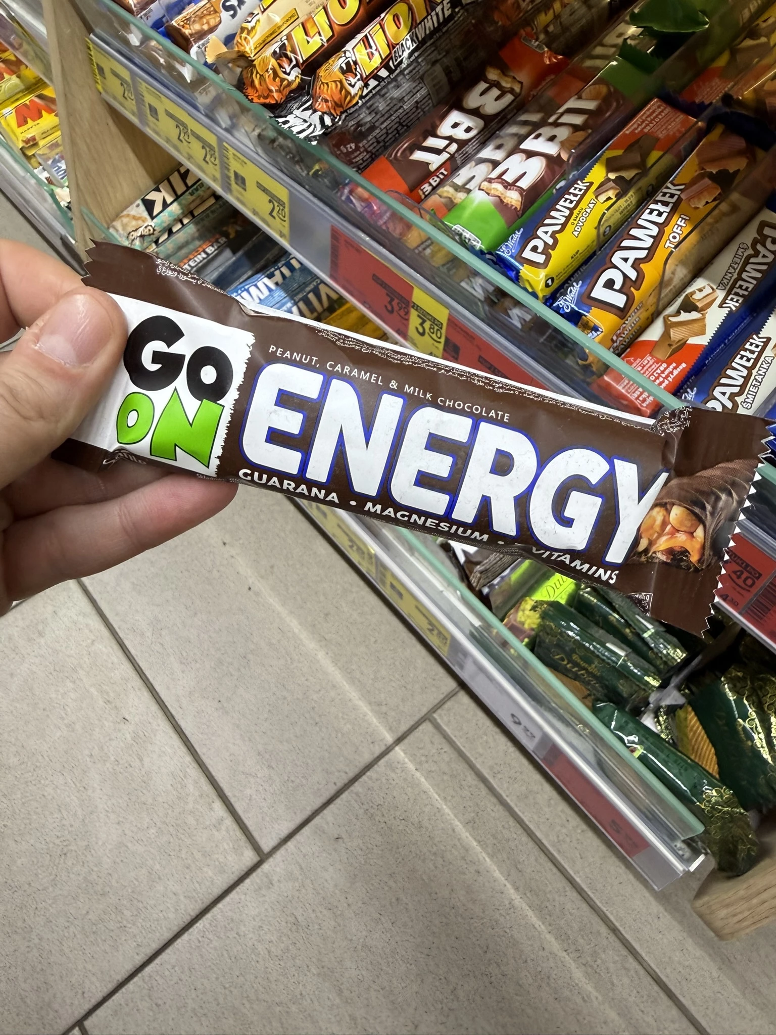 Go On Energy Bar – Peanut, Caramel & Milk Chocolate | 45g