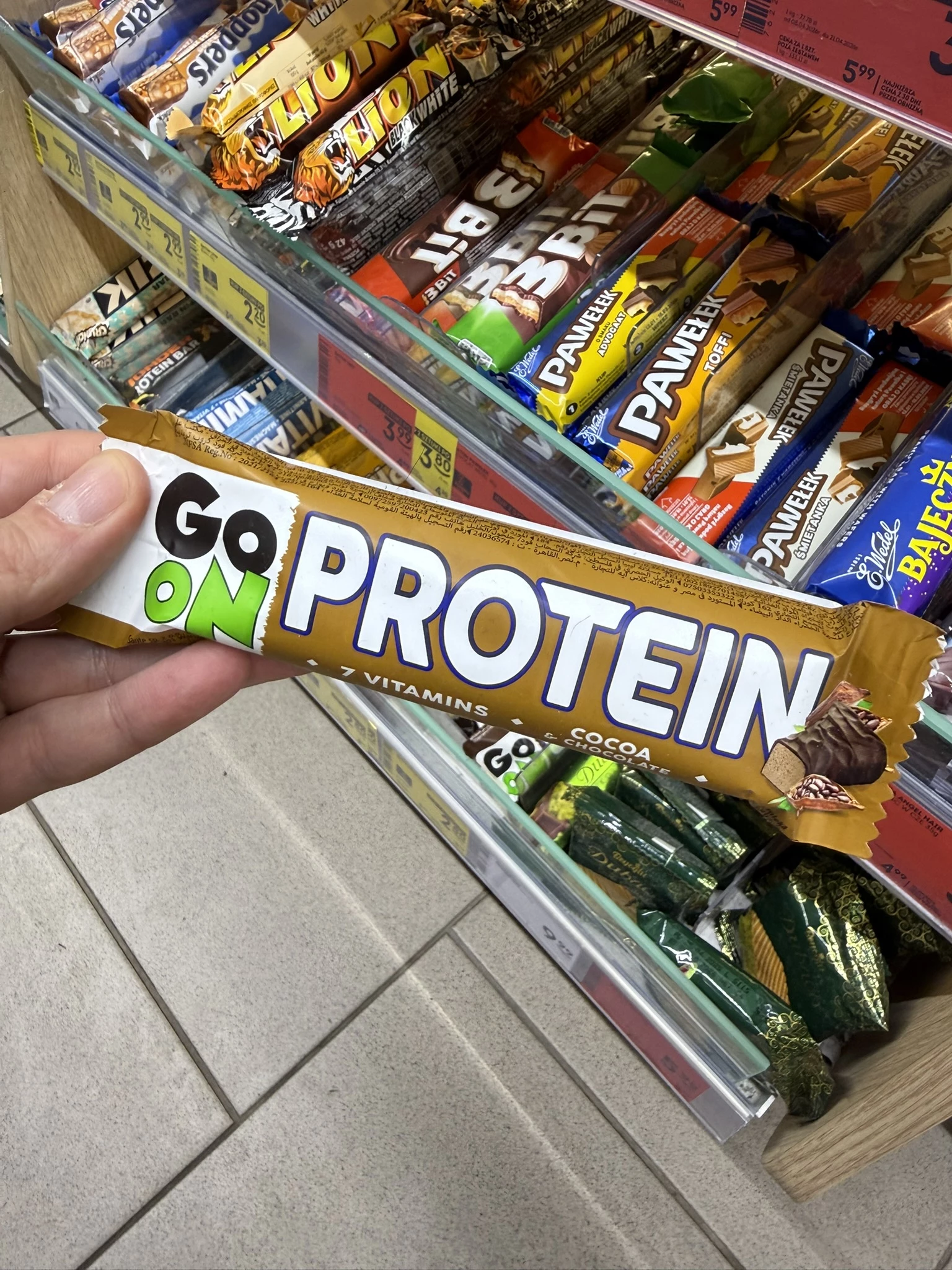 Go On Protein Bar Cocoa & Chocolate | 50g