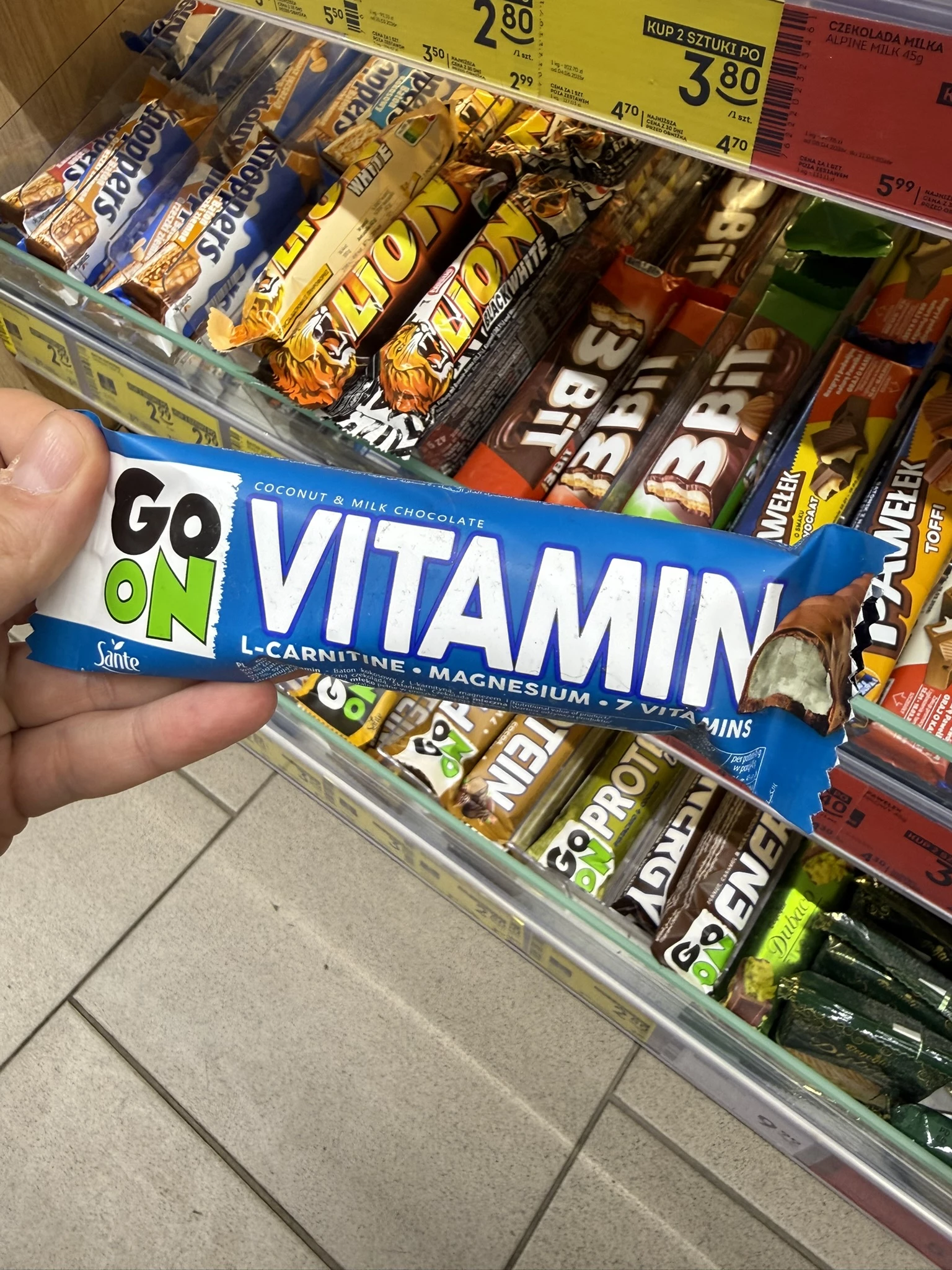 Go On Vitamin baton kokosowy | 45g