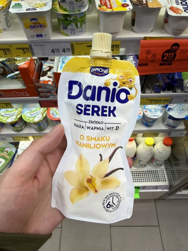Danio Serek homogenizowany o smaku waniliowym | 120g