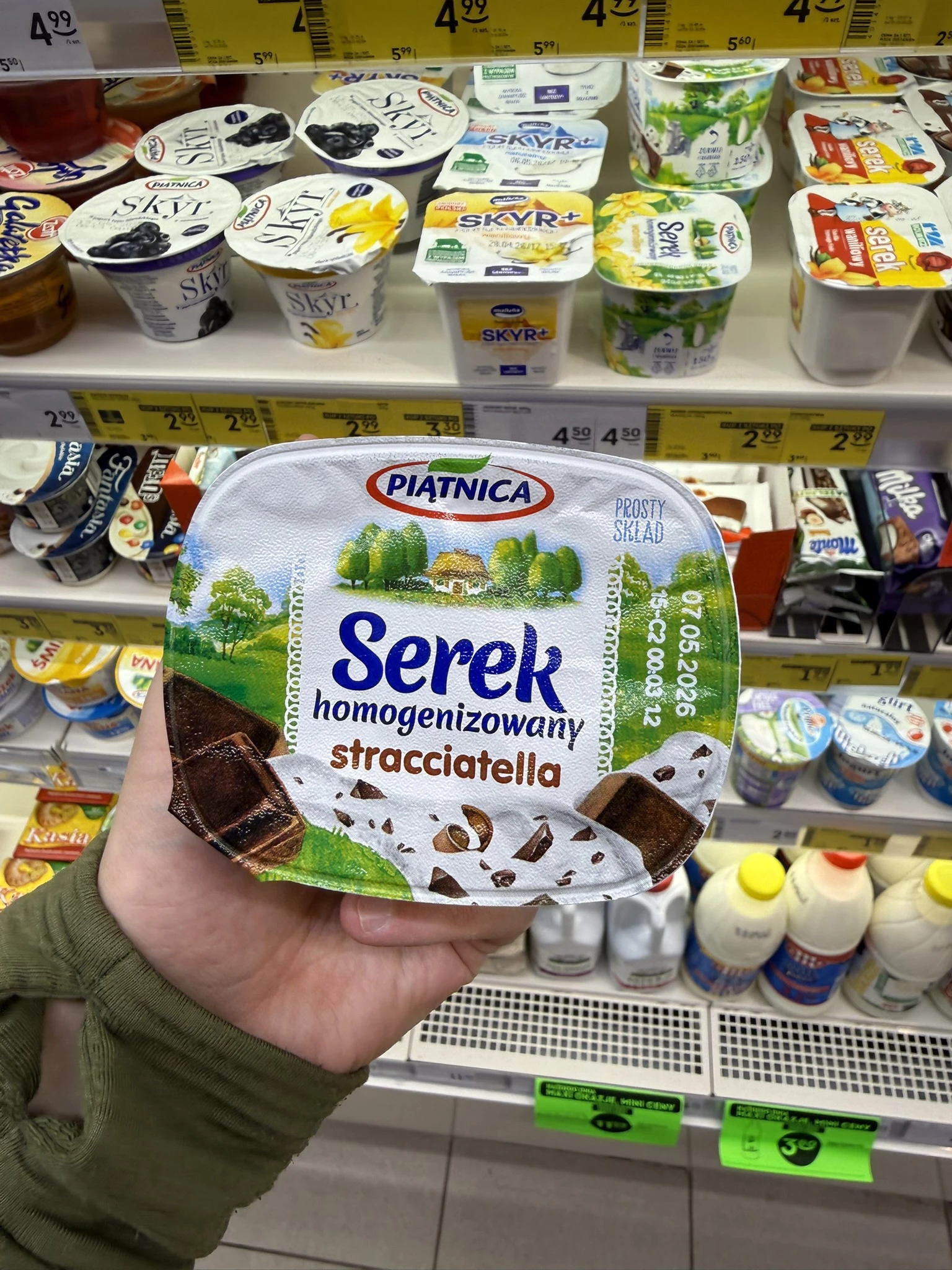 Piątnica Serek homogenizowany stracciatella | 150g