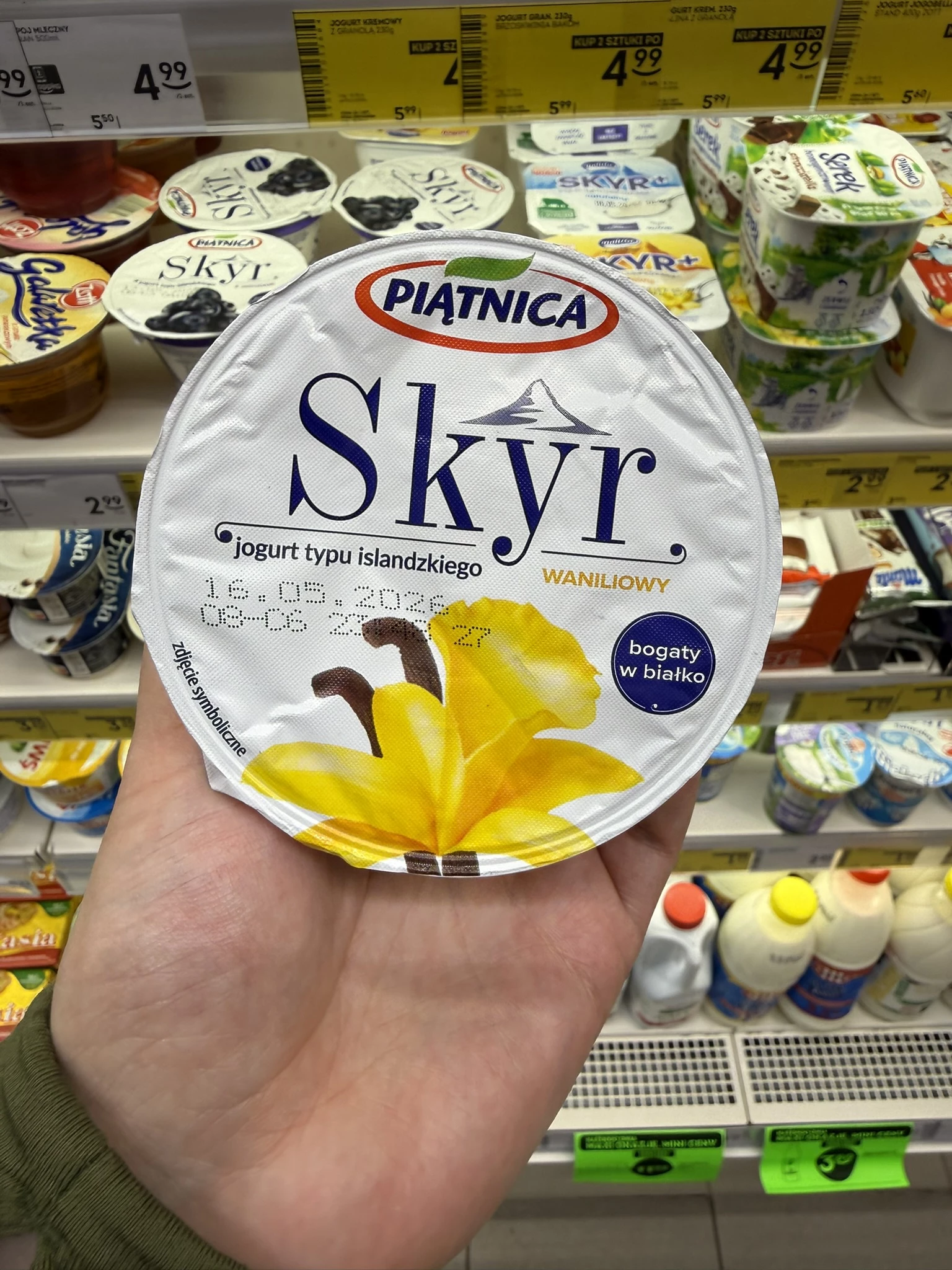 Piątnica Skyr jogurt typu islandzkiego waniliowy | 150g