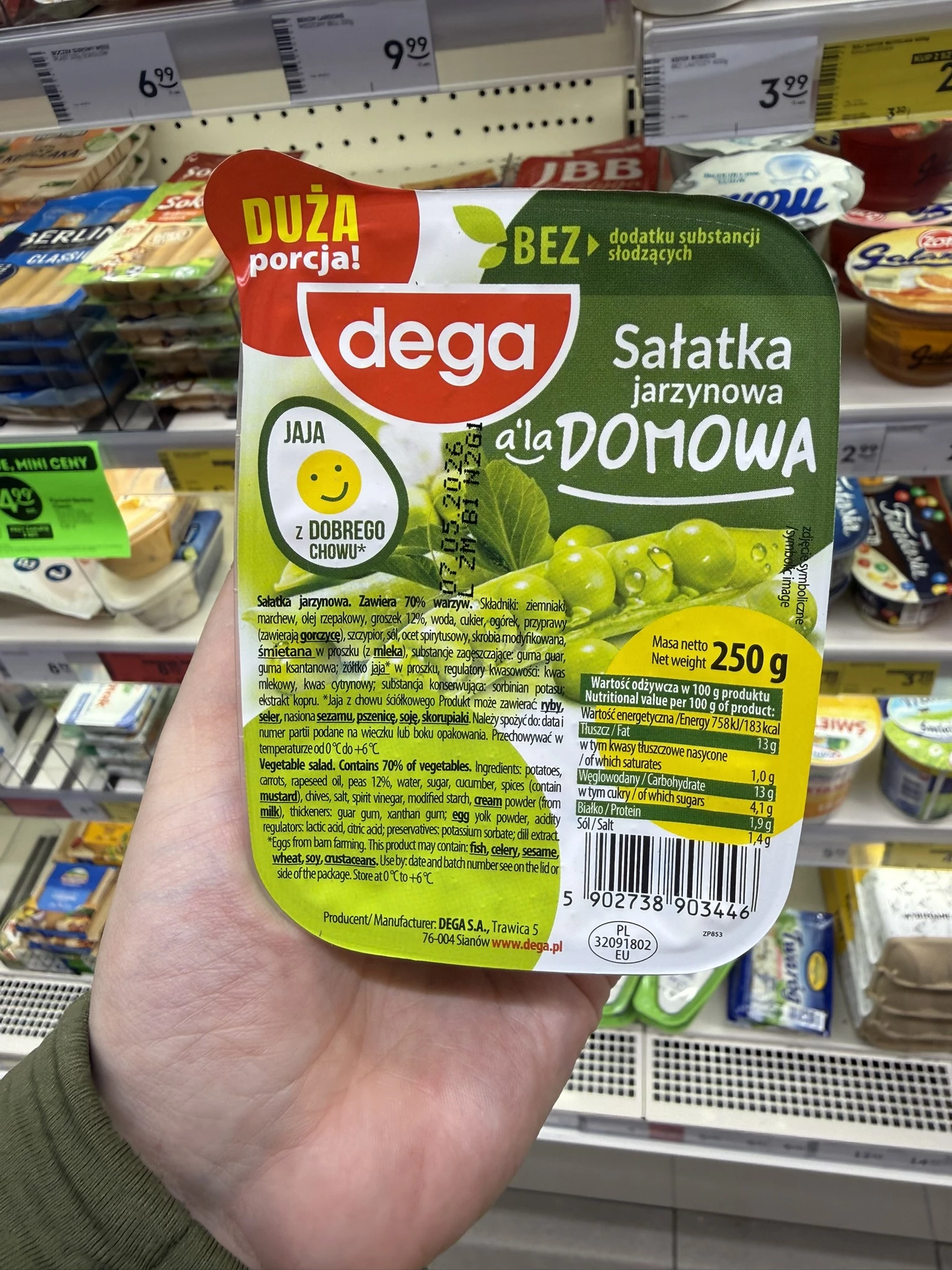 Dega Sałatka jarzynowa a’la Domowa | 250g