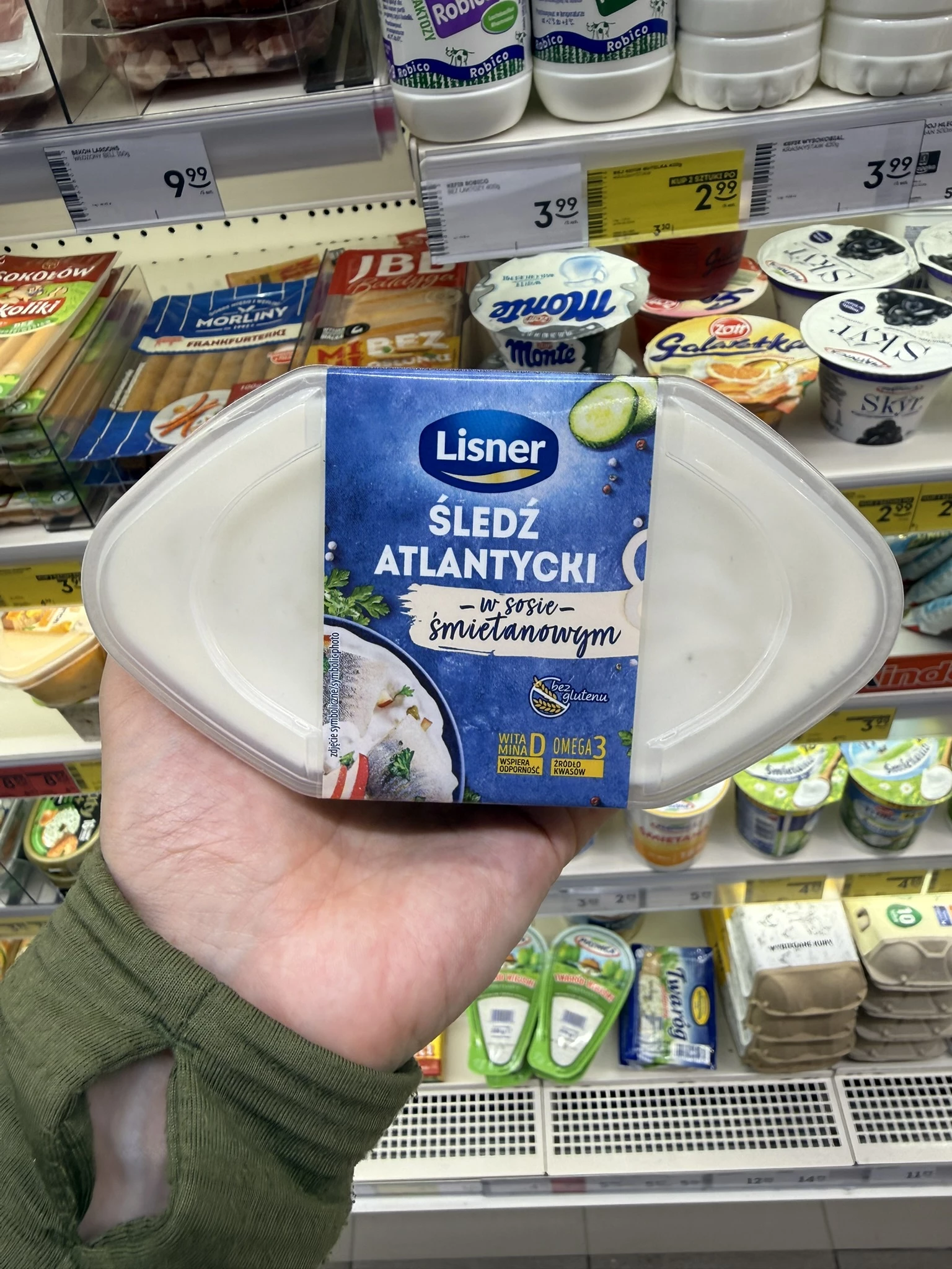 Lisner Śledź atlantycki w sosie śmietanowym | 280g