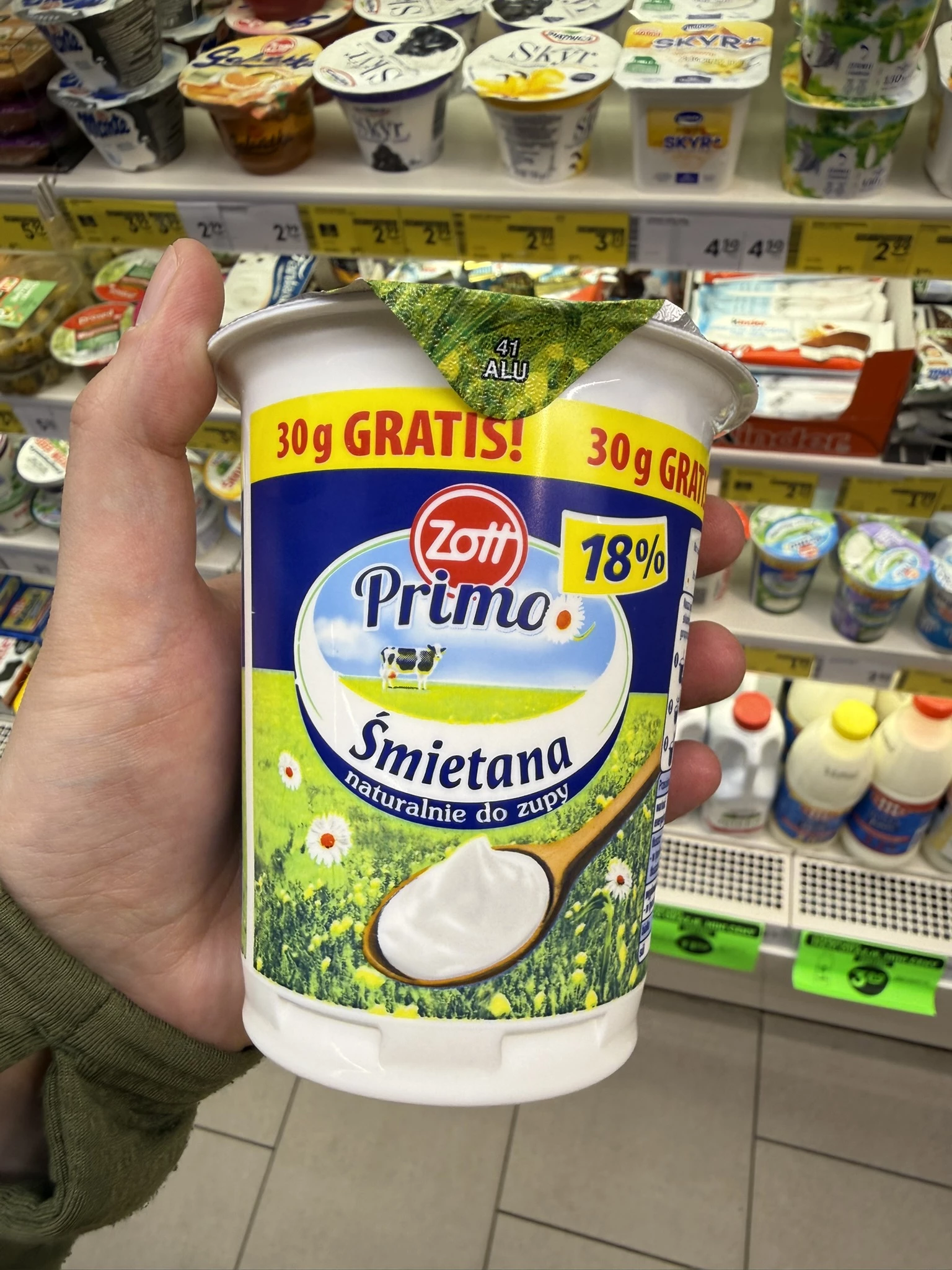 Zott Primo Śmietana 18% | 360g