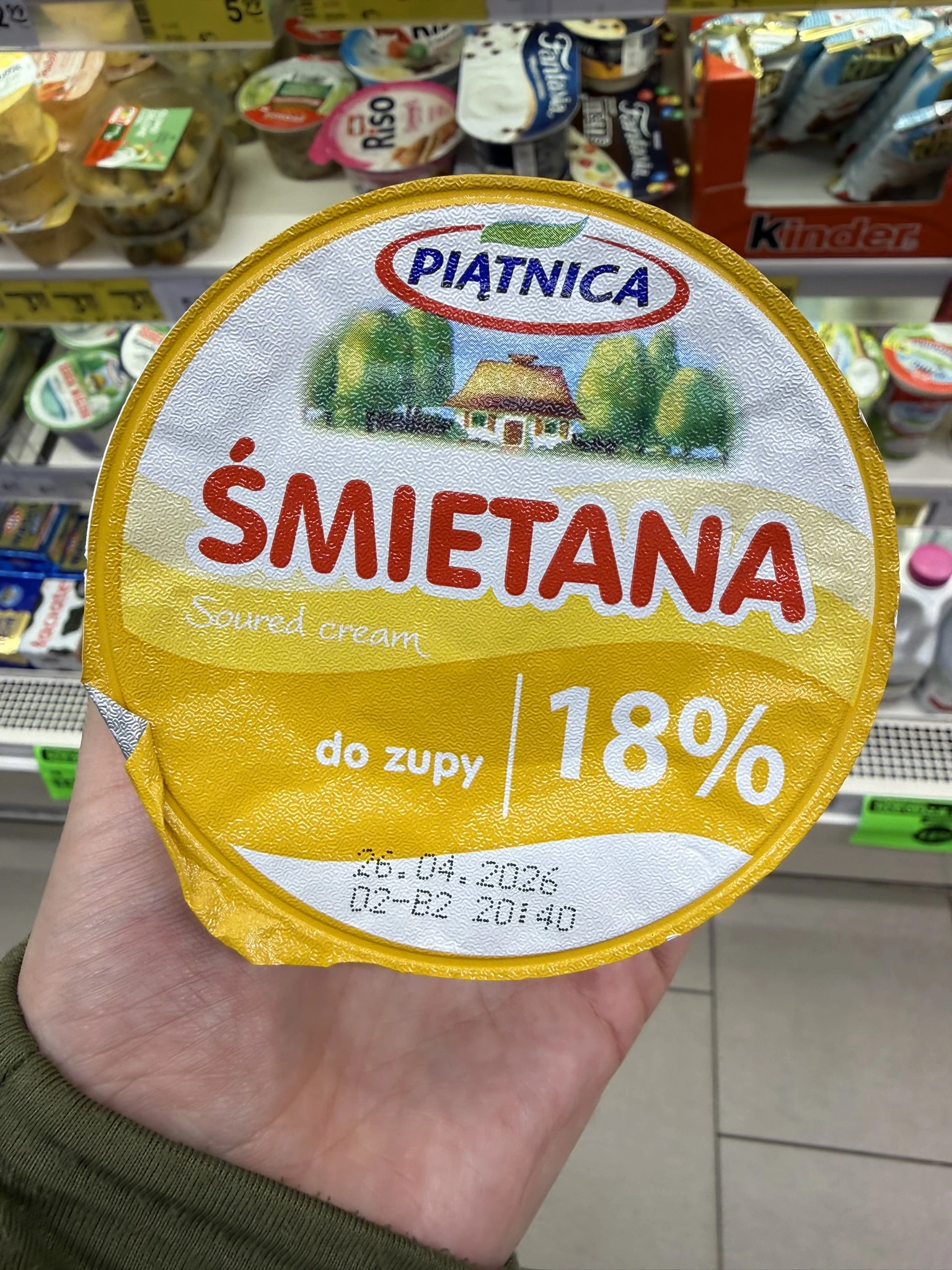 Piątnica Śmietana do zupy 18% | 200g