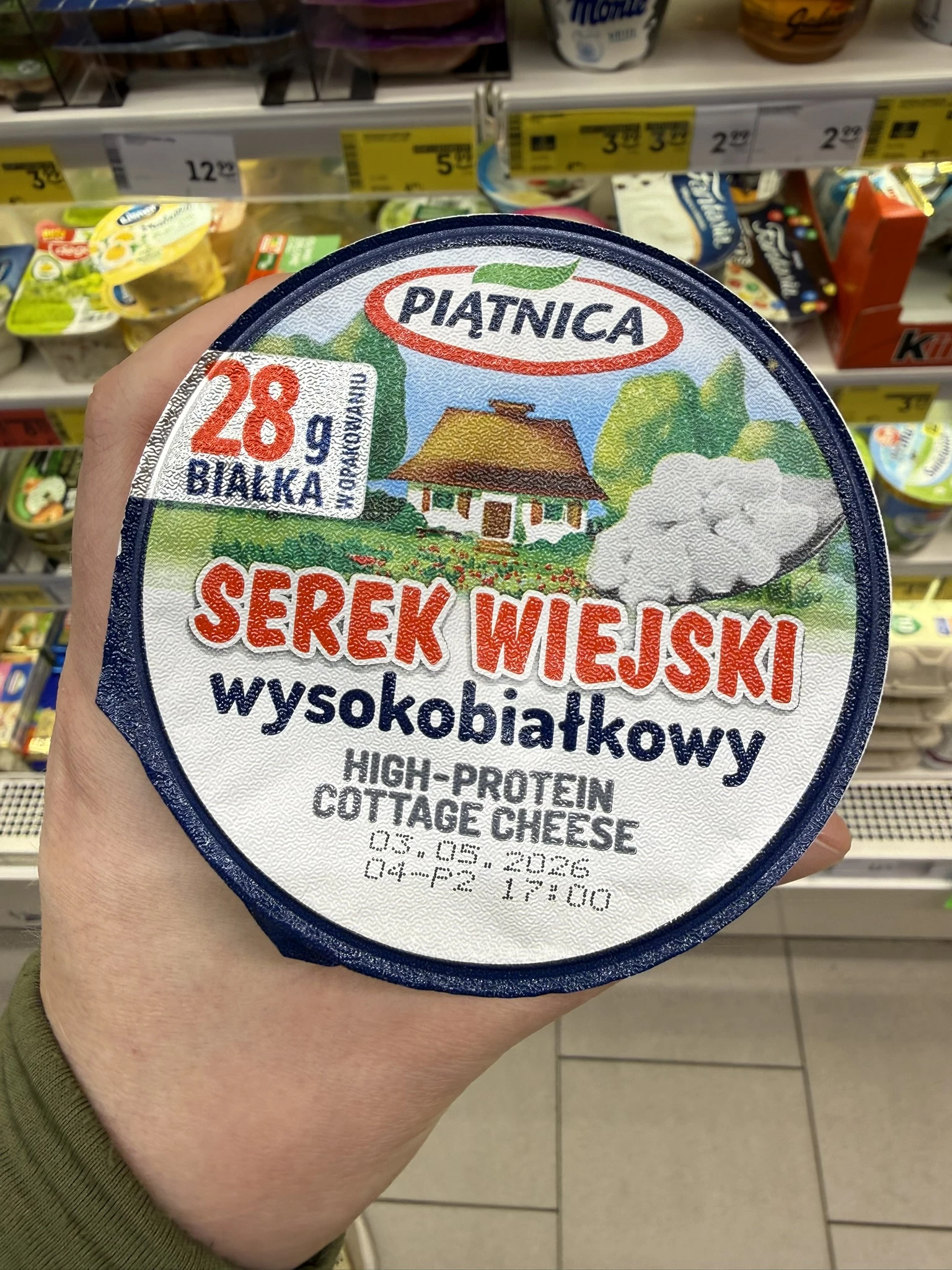 Piątnica Serek wiejski wysokobiałkowy | 200g
