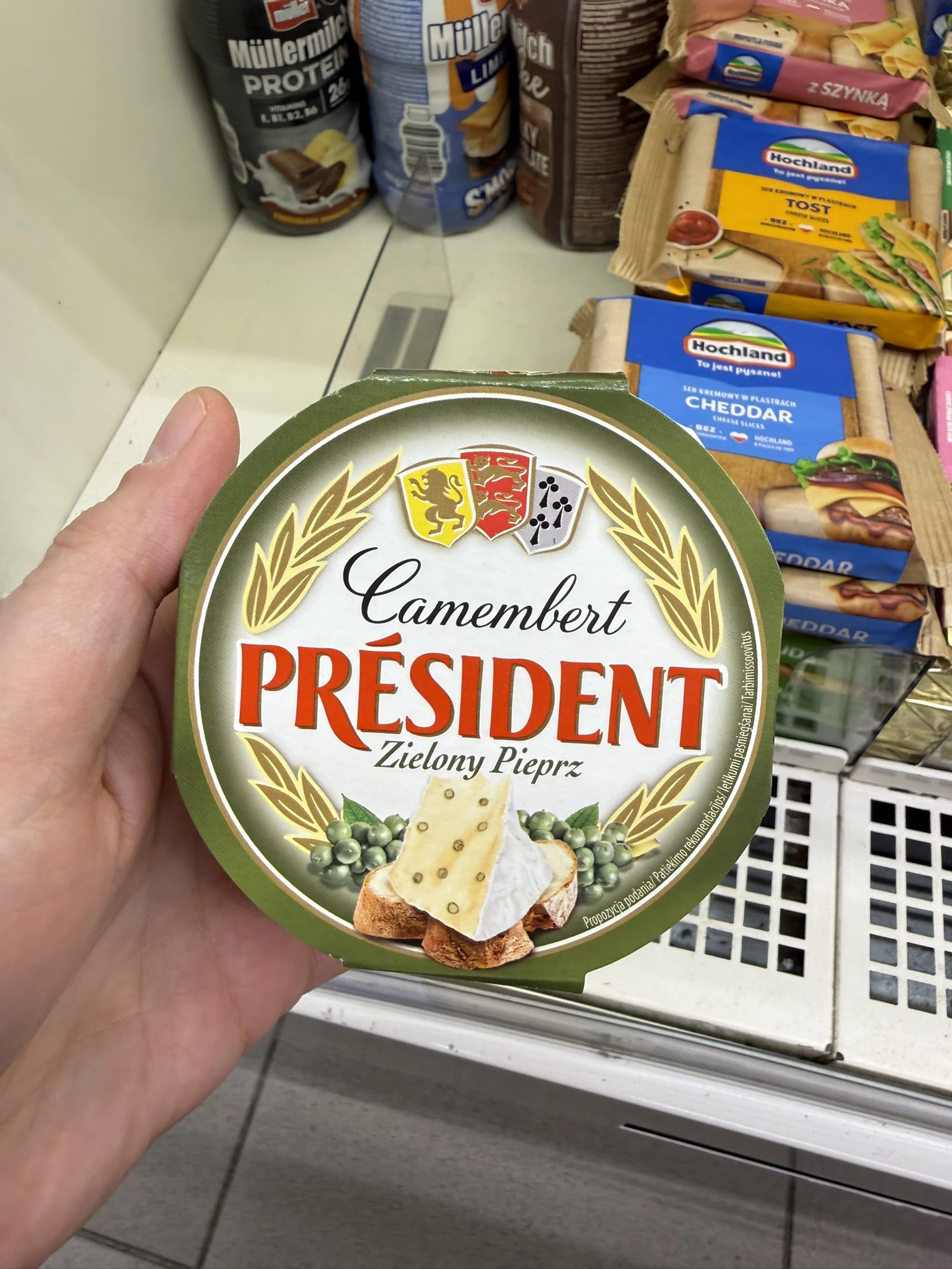 Président Ser Camembert Zielony Pieprz | 120g