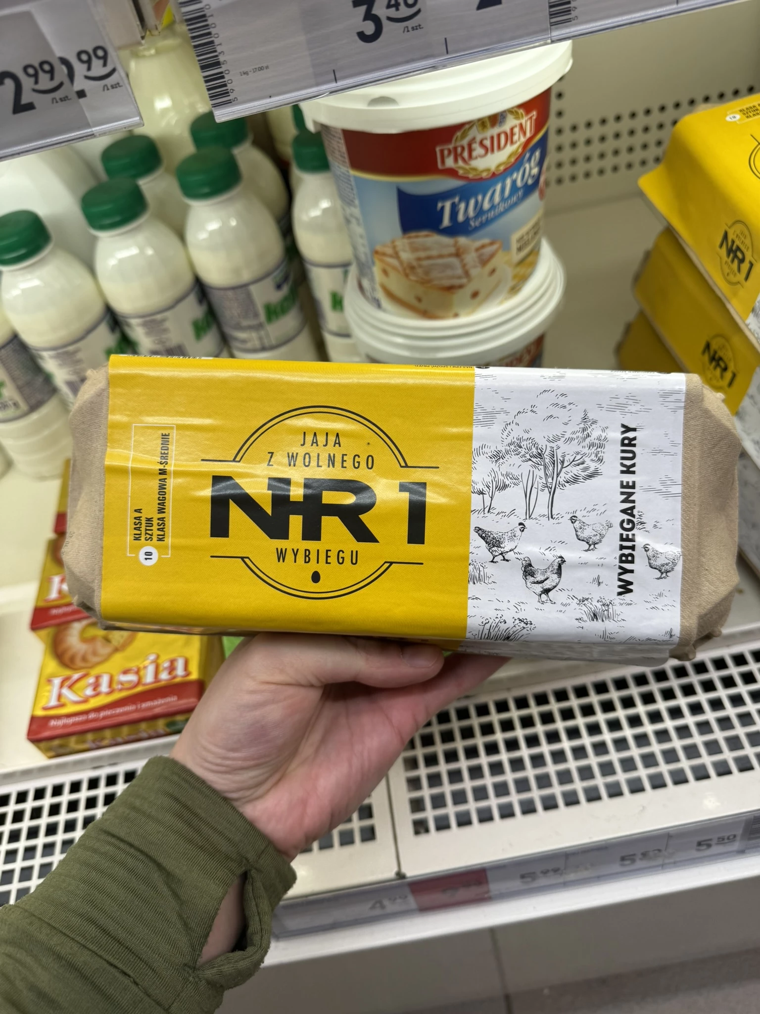 Wybiegane Kury Jaja z wolnego wybiegu M 10 szt.