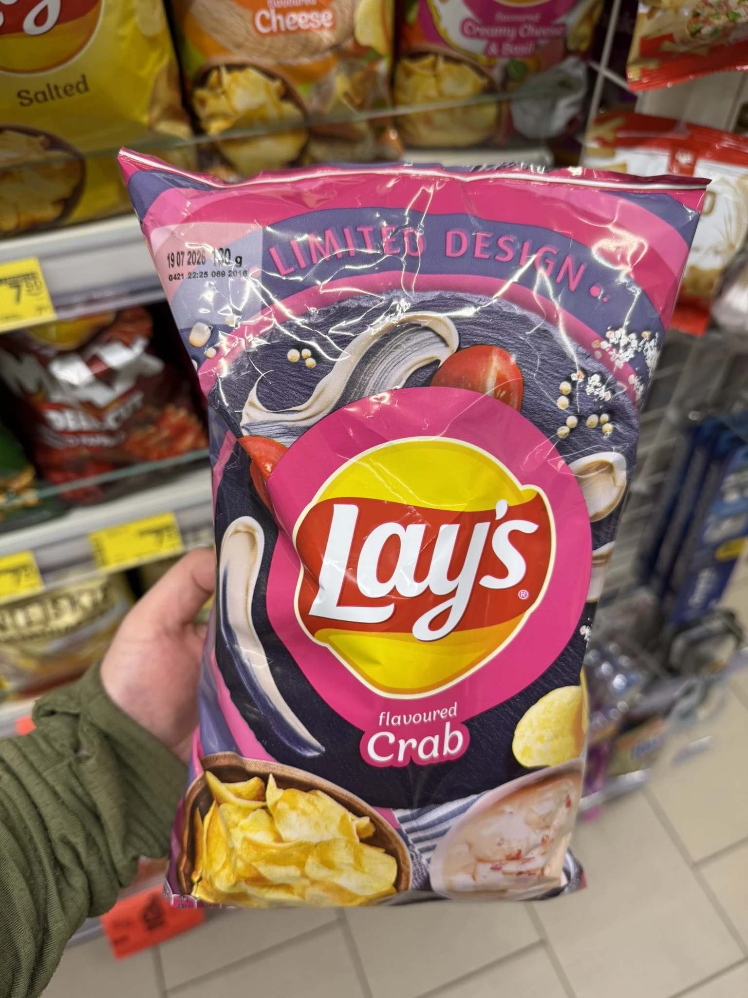 Lay’s chipsy o smaku kraba / Lay’s Crab flavoured | 130g