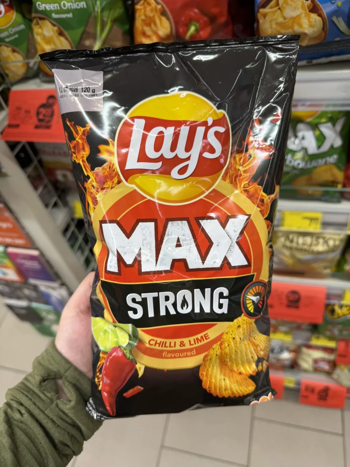 Lay’s Max Strong Chilli & Lime | 120g