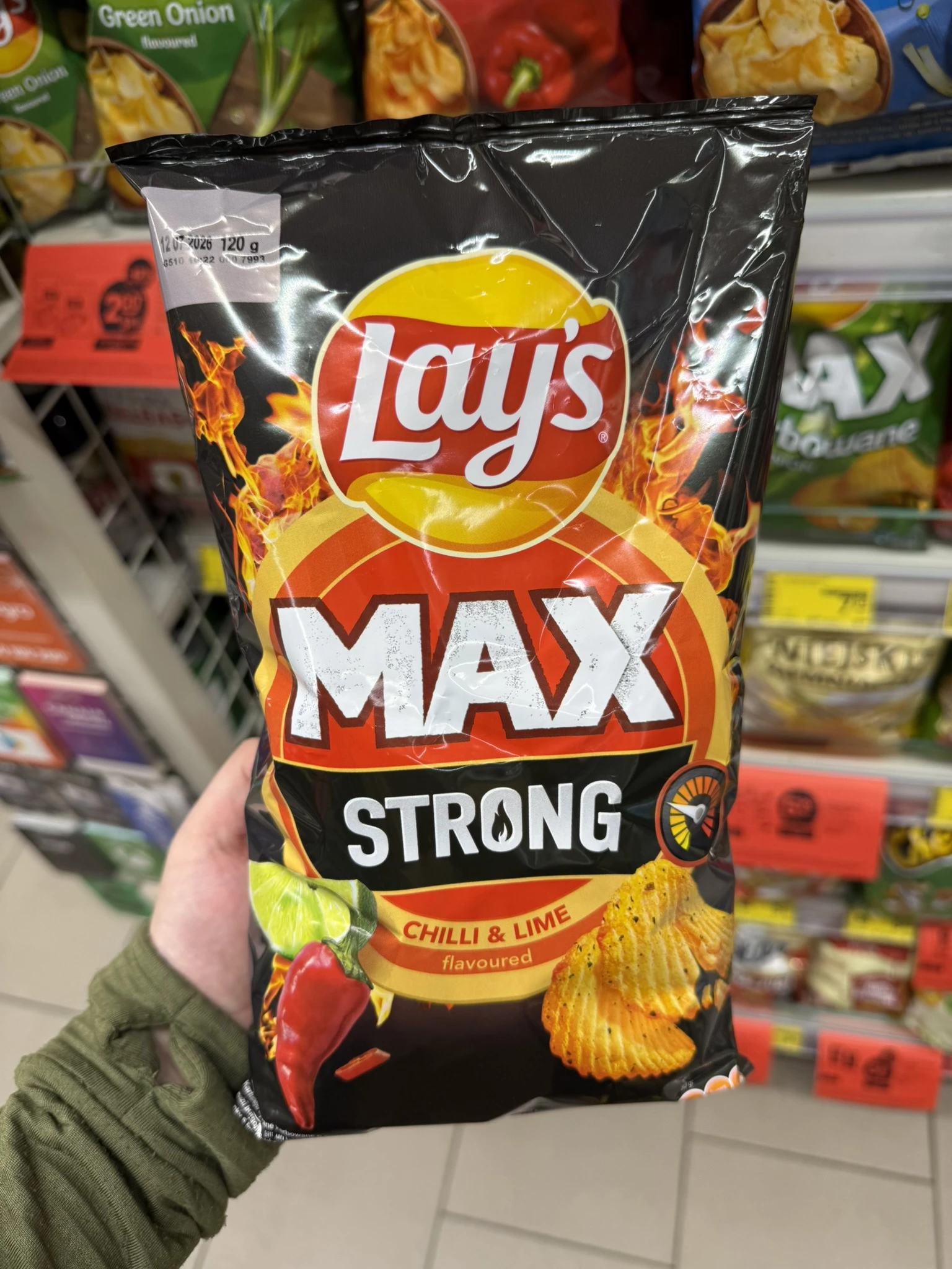 Lay’s Max Strong Chilli & Lime | 120g