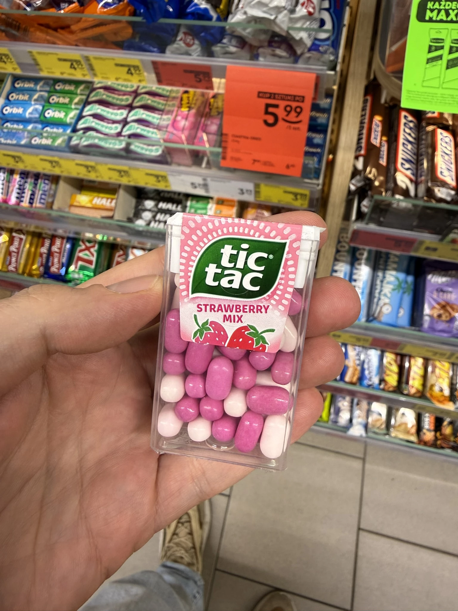 Tic Tac Strawberry Mix | 18g
