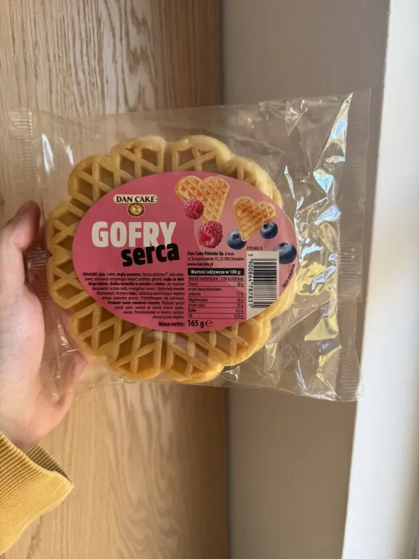 Dan Cake Gofry serca | 165g