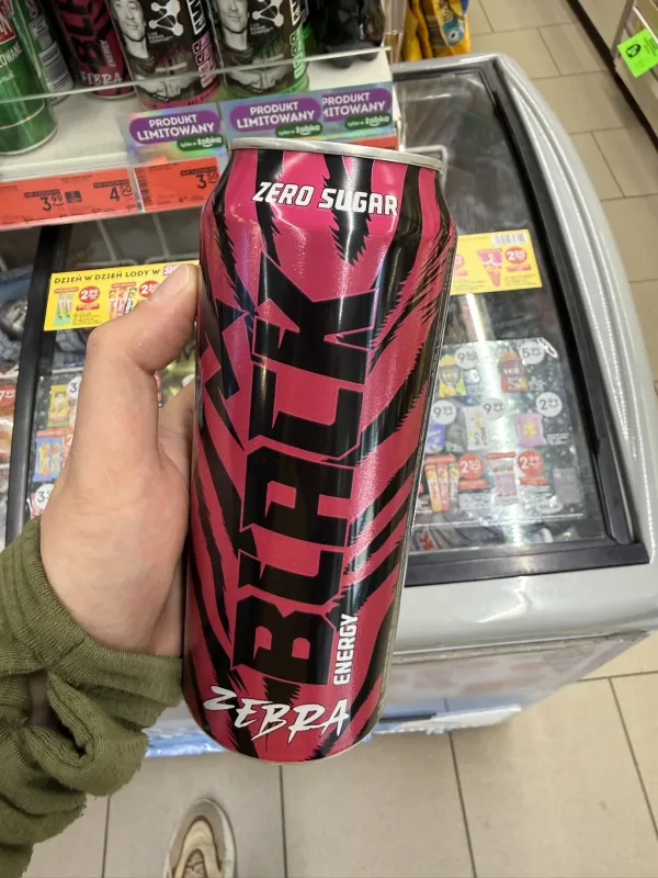 Black Energy Zebra Zero Sugar | 500ml