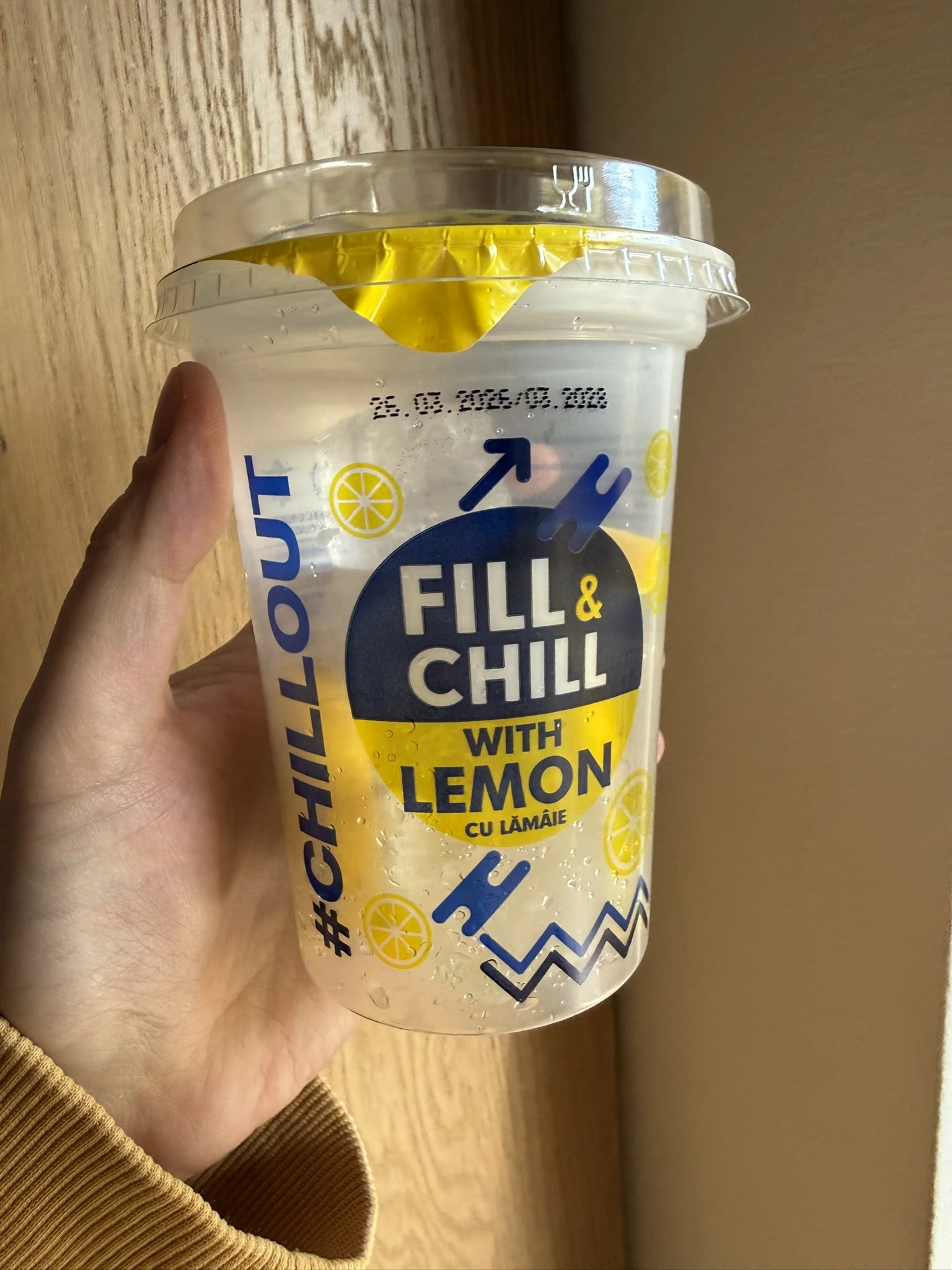 Kubek z lodem Fill & Chill cytryna | 120g