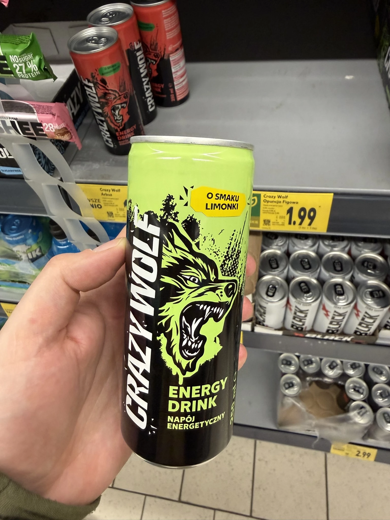 Crazy Wolf Limonka | 250ml