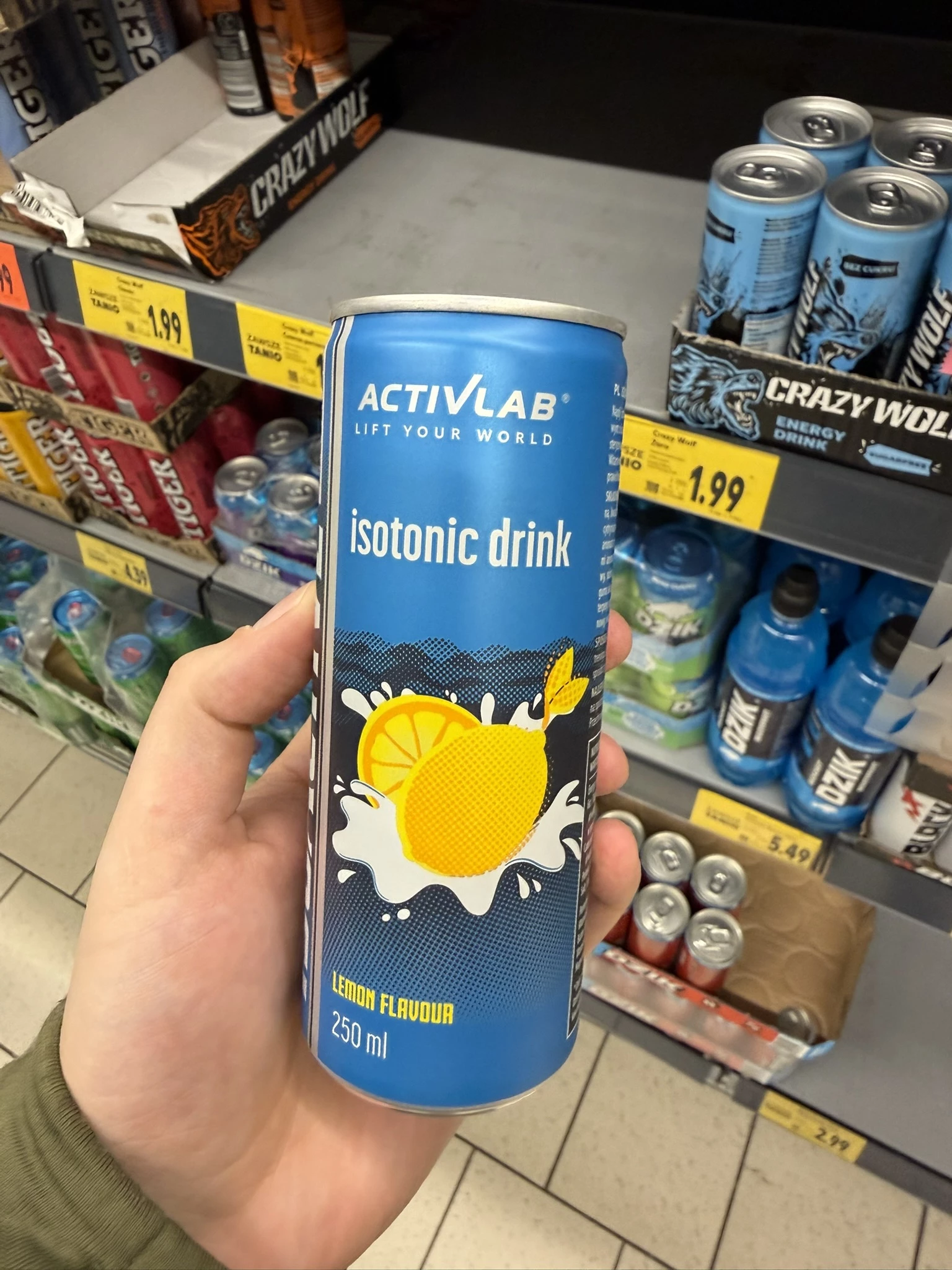 Activlab IsoActive Drink Cytryna | 250ml