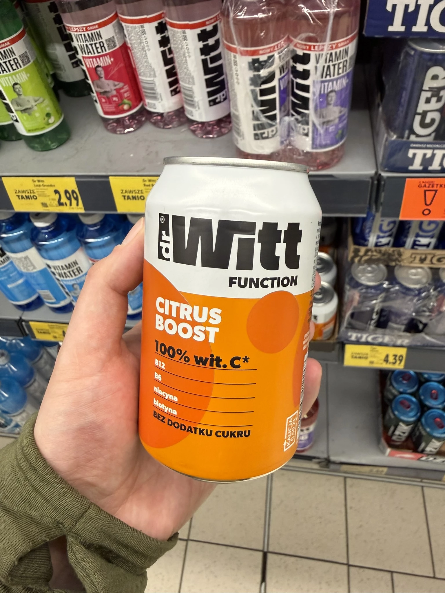 DR WITT Citrus Boost o smaku cytrynowym | 330ml