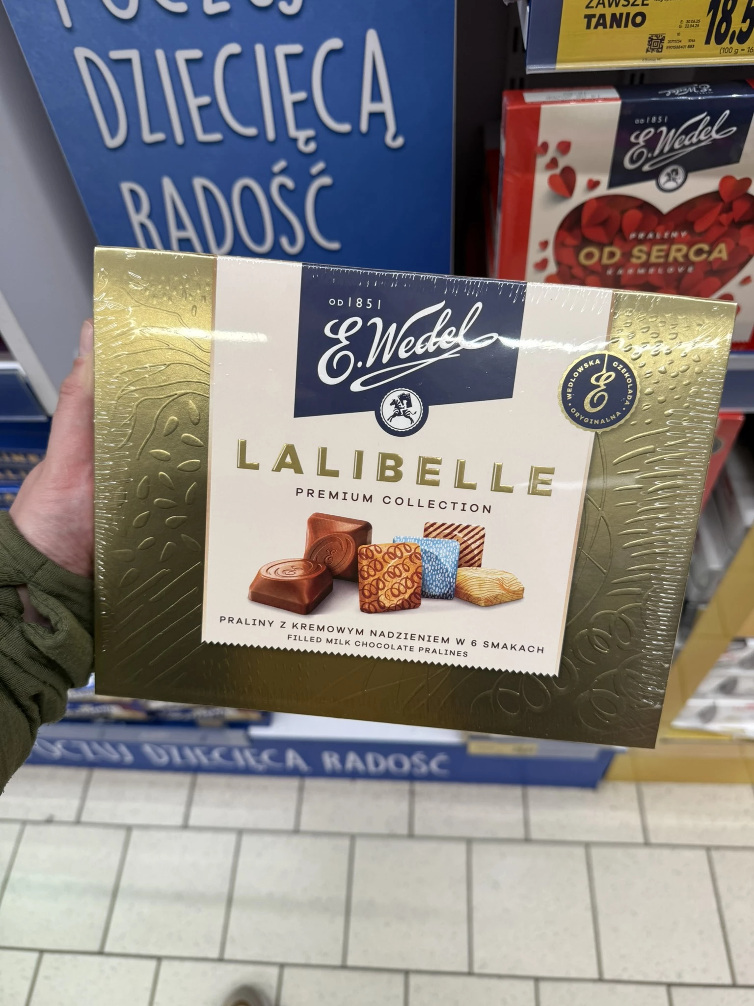 E. Wedel Lalibelle Praliny z czekolady mlecznej nadziewane | 238g