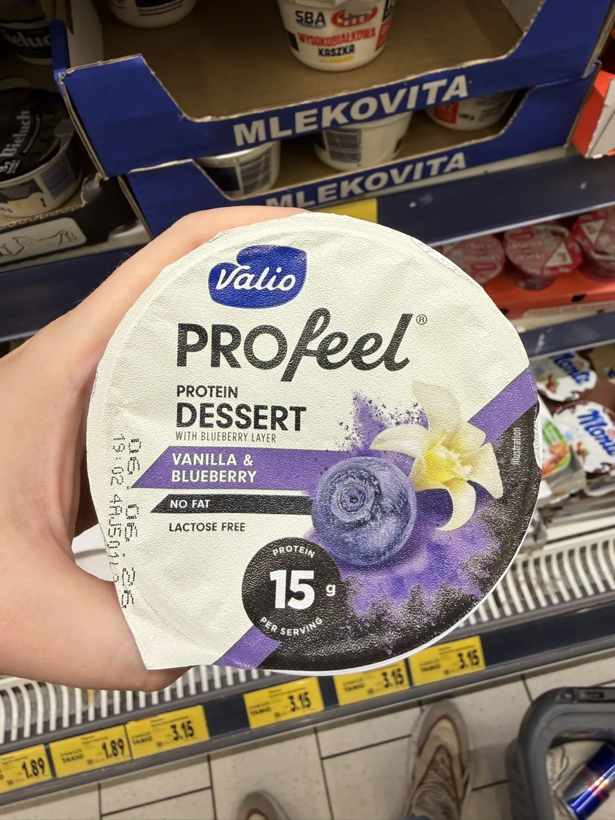 Valio PROfeel Protein Dessert Vanilla & Blueberry | 175g