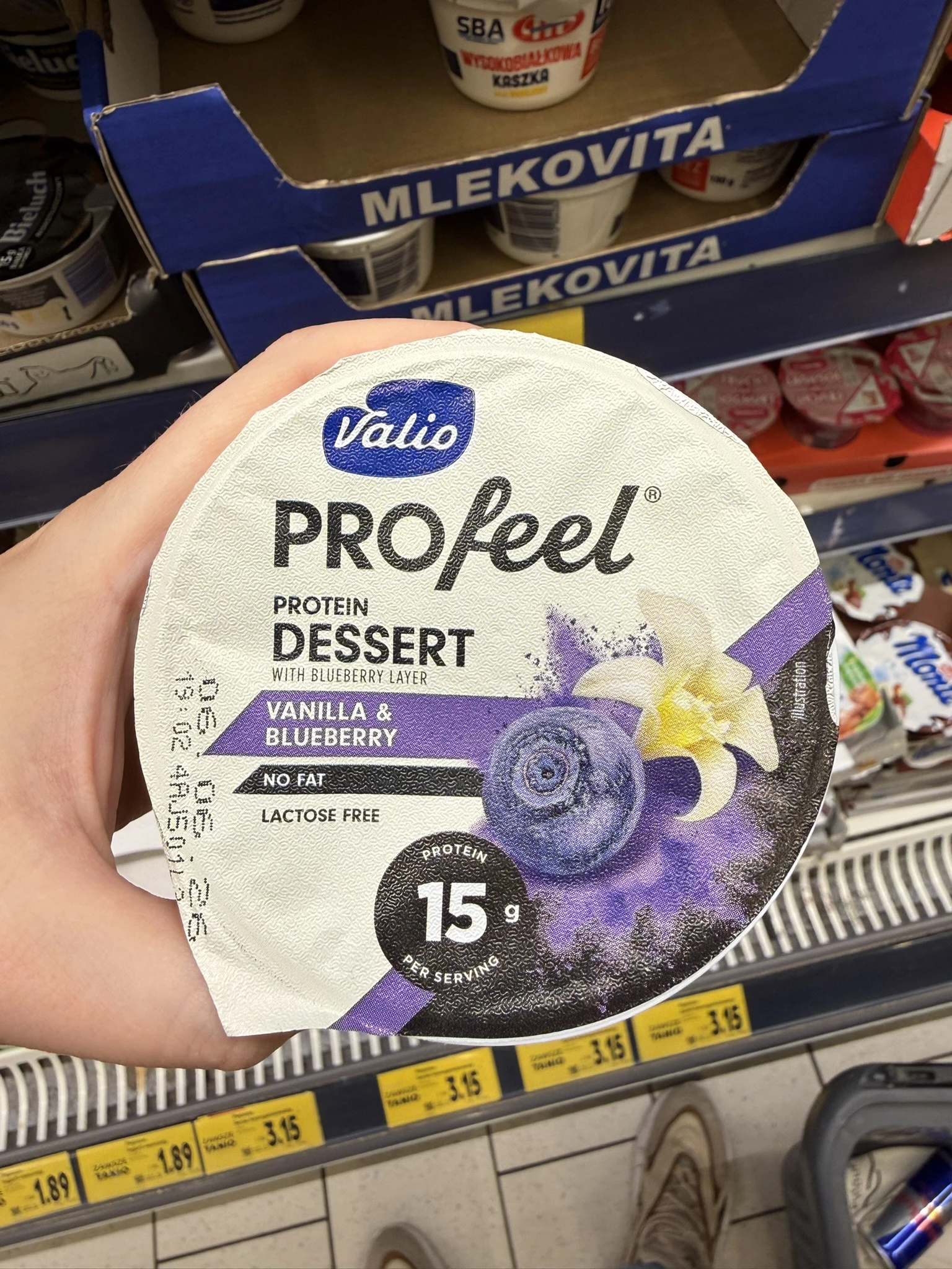 Valio PROfeel Protein Dessert Vanilla & Blueberry | 175g