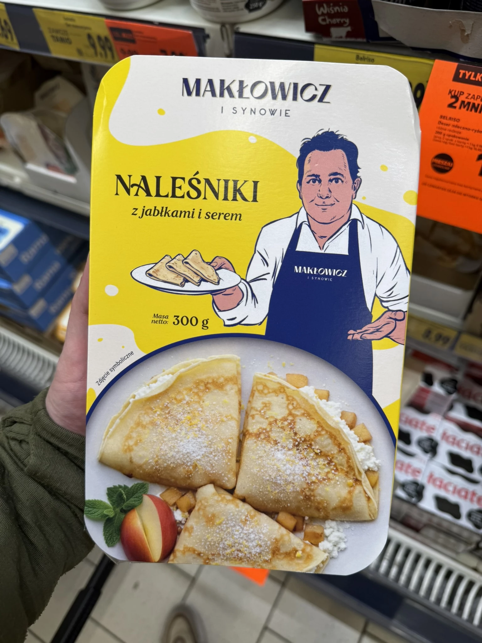 Makłowicz i Synowie Naleśniki z serem i jabłkiem | 300g