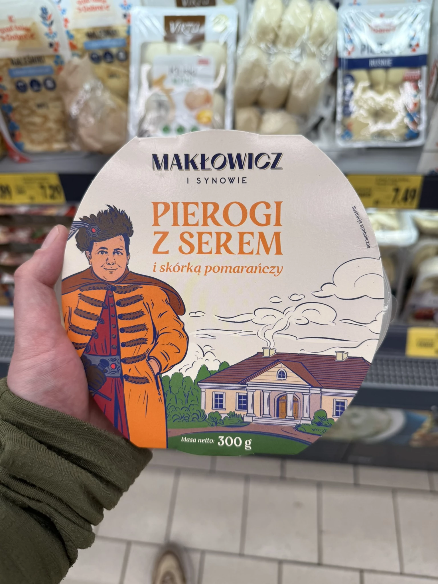 Makłowicz i Synowie Pierogi z serem i skórką pomarańczy | 300g