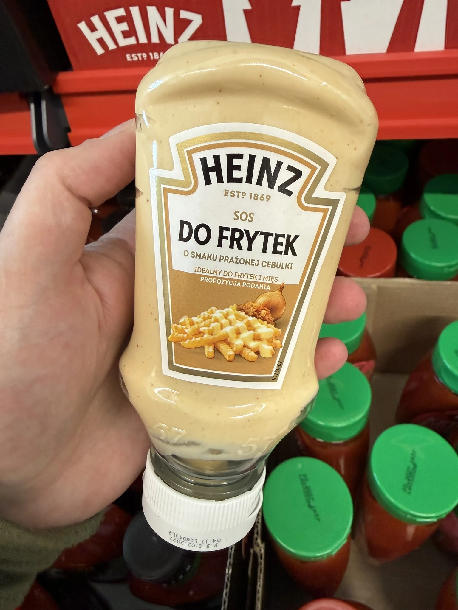 Heinz Sos do frytek o smaku prażonej cebulki | 228g