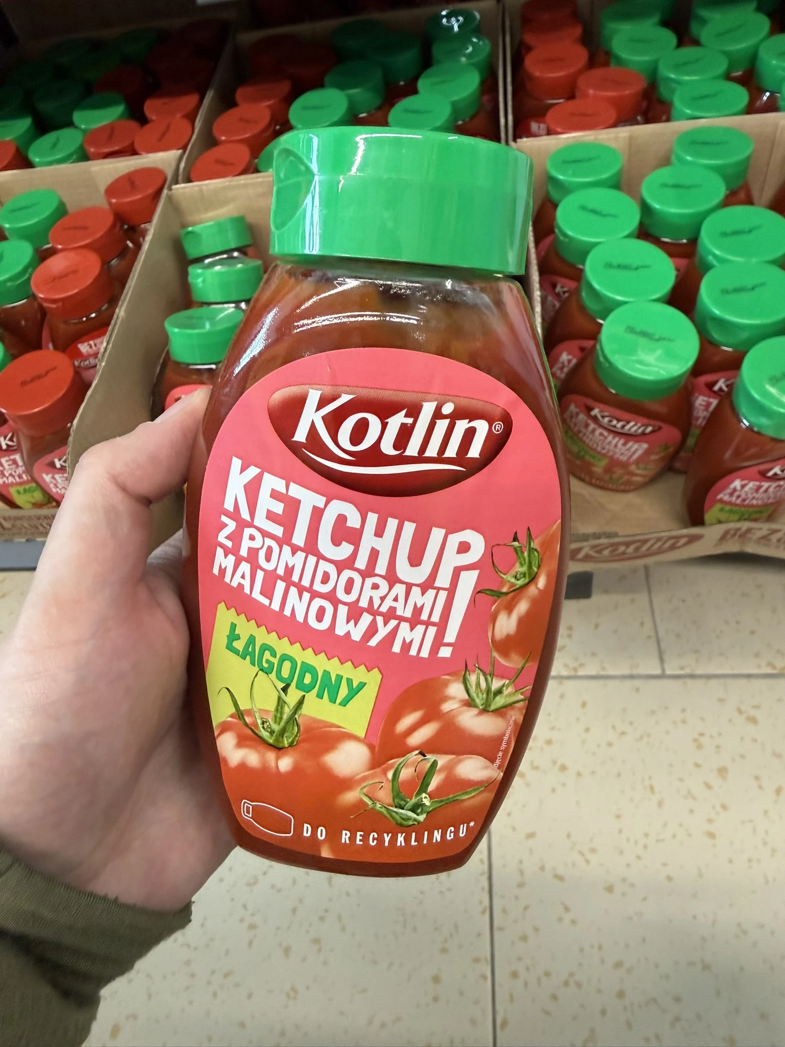 Kotlin Ketchup z pomidorami malinowymi łagodny | 450g
