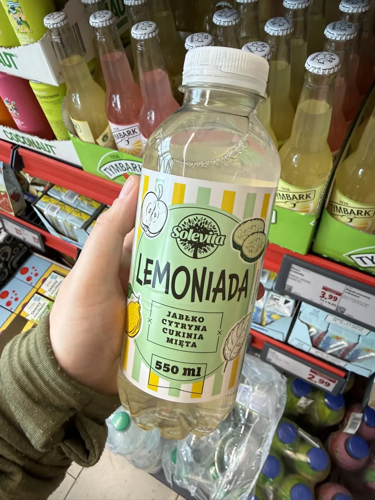 Solevita Lemoniada jabłko cytryna cukinia mięta | 550ml