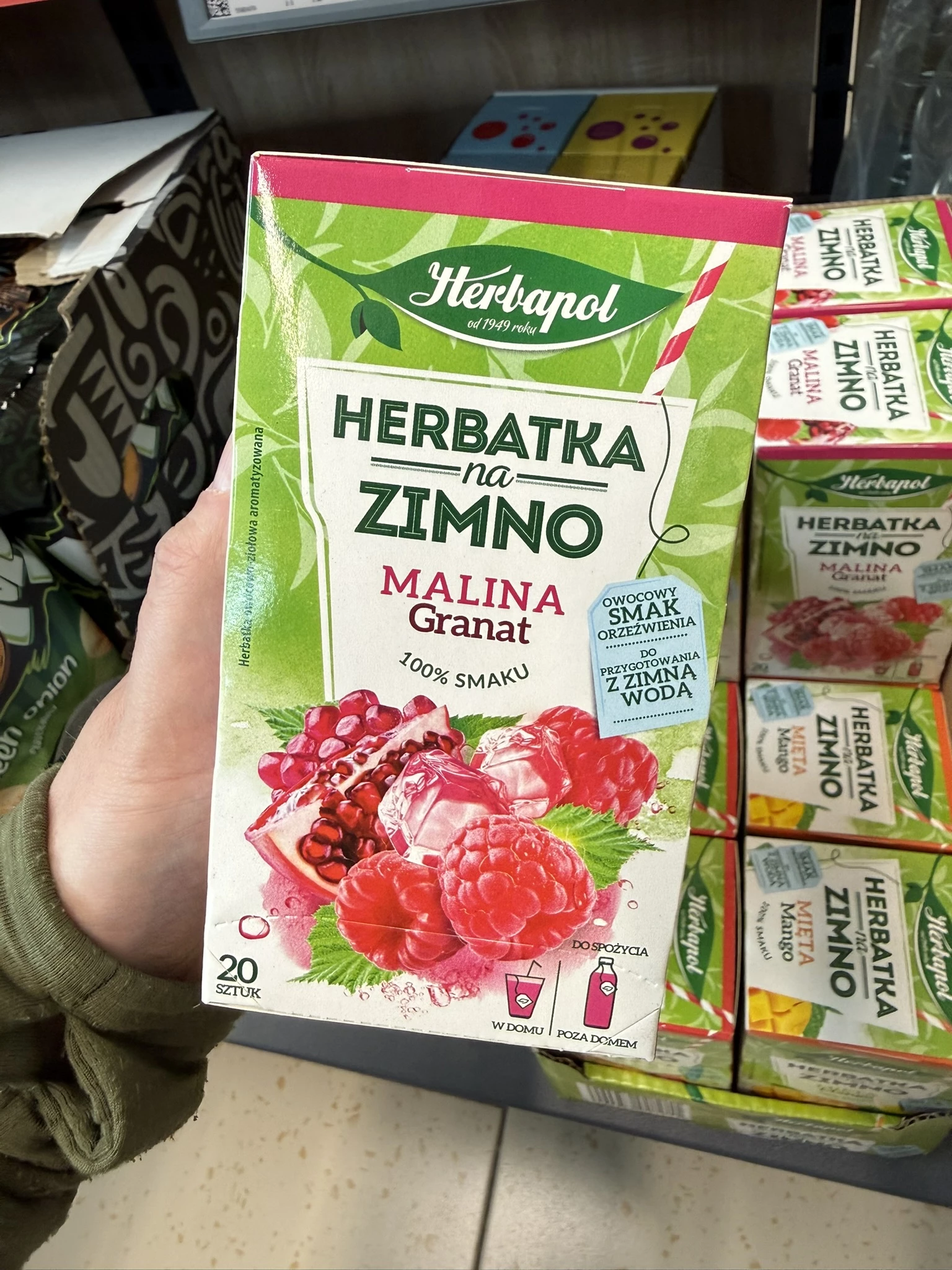 Herbapol Herbatka na Zimno Malina Granat \ 36g