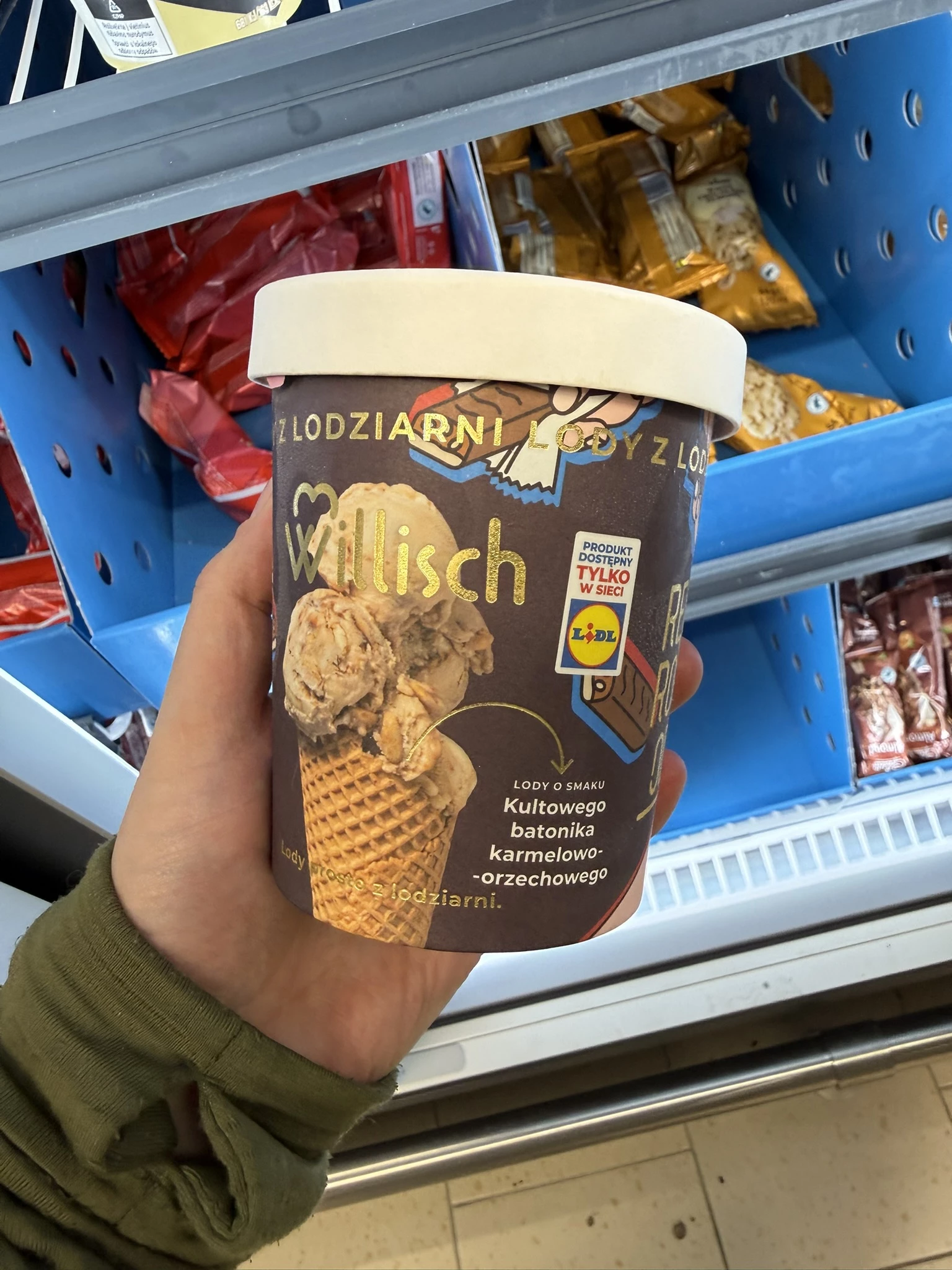 Willisch Lody o smaku kultowego batonika karmelowo-orzechowego | 400g/465ml