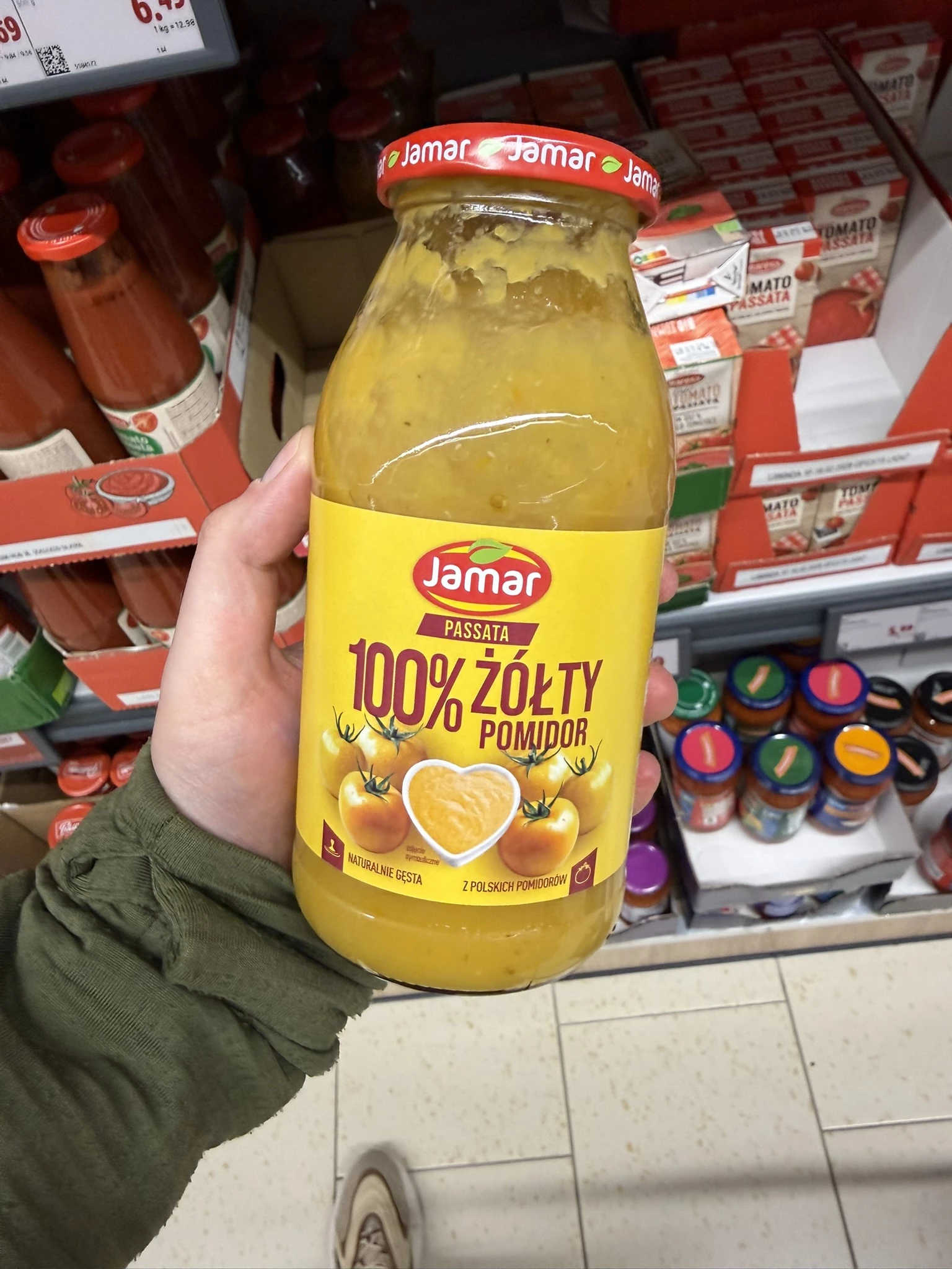 Jamar Passata z Pomidorów Żółtych | 500g