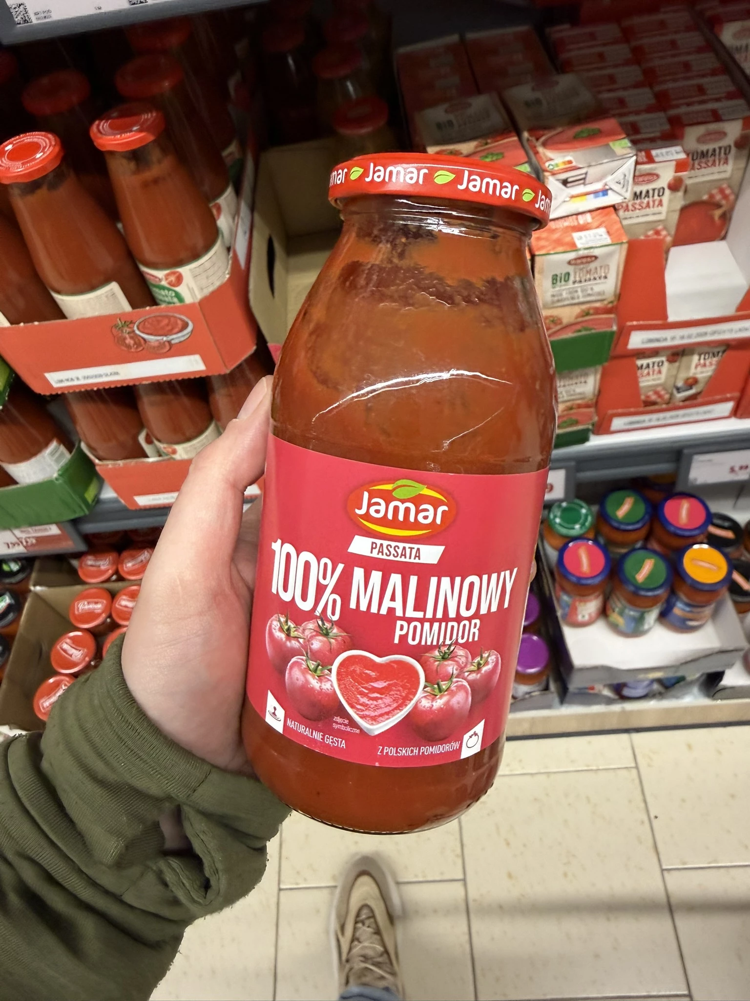 Jamar Passata 100% z Pomidorów Malinowych | 500g