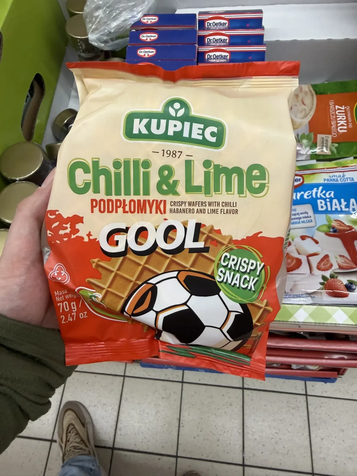 Kupiec Podpłomyki o smaku chilli and lime | 70g