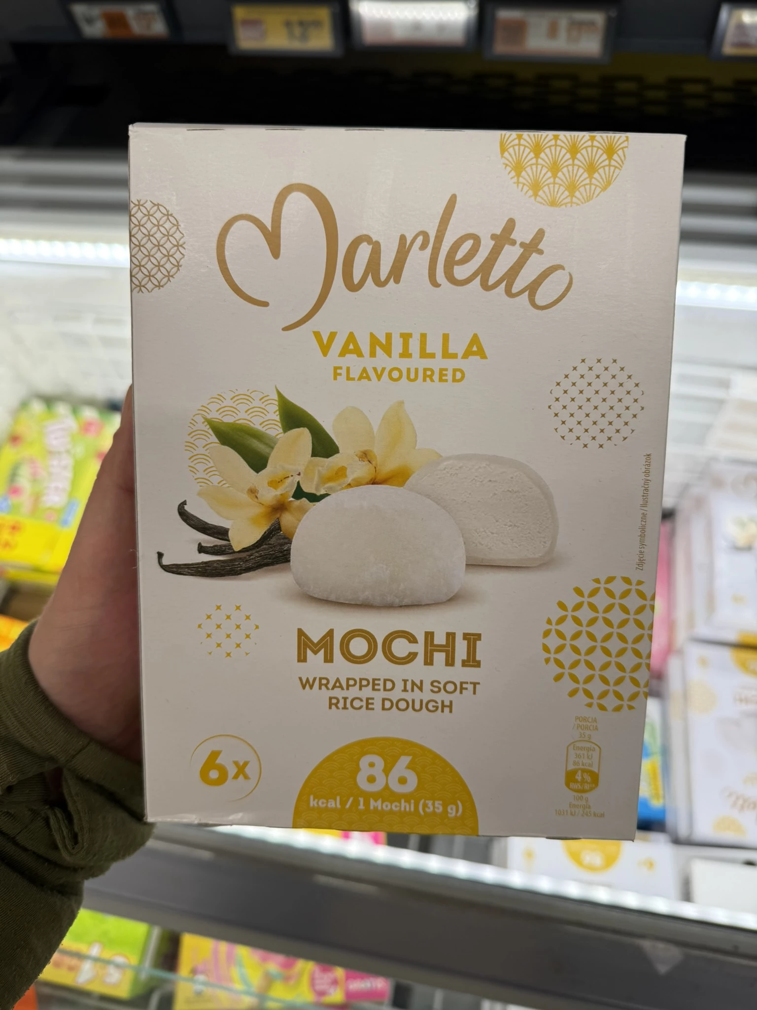 Marletto Mochi waniliowe | 210g / 216ml