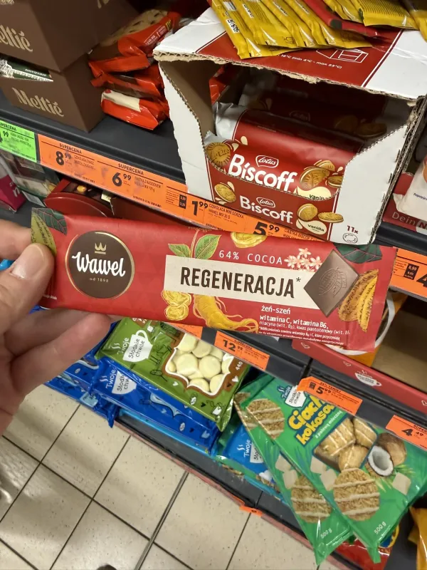Wawel Miniczekolada Regeneracja Gorzka 64% | 20g