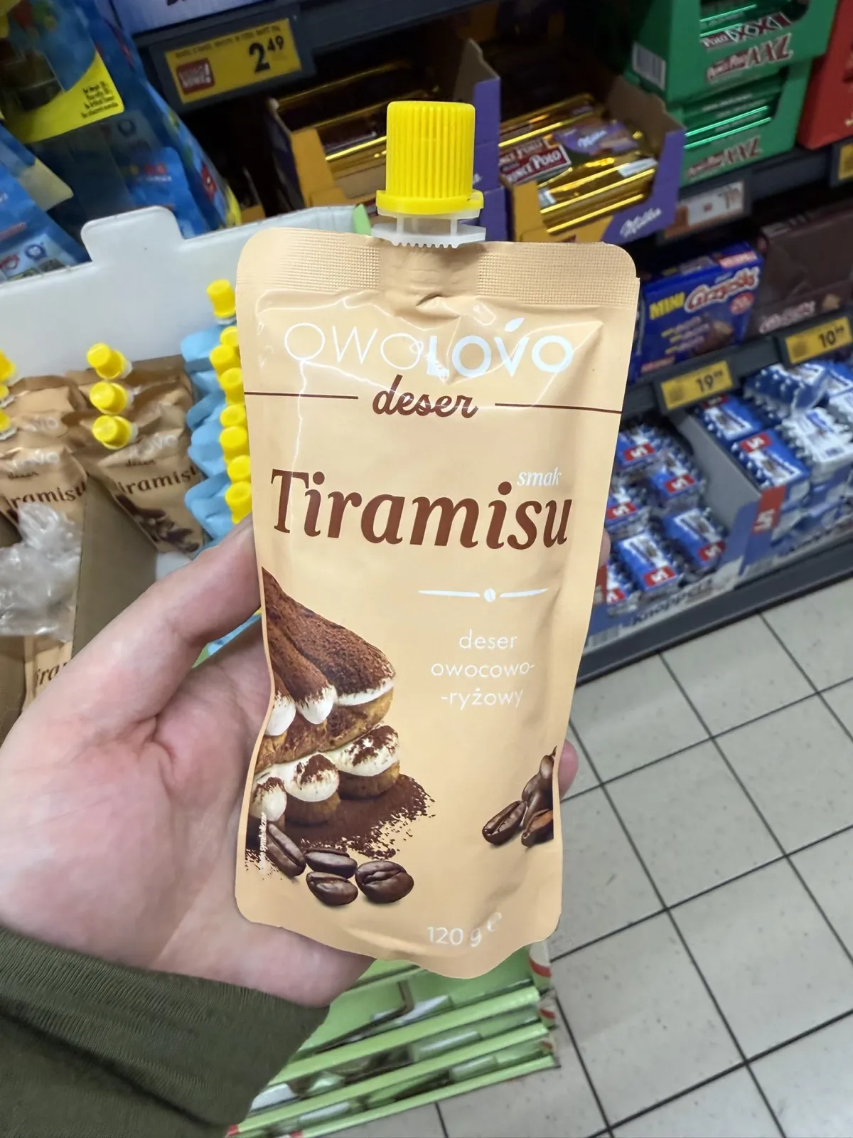 Owolovo Deser o smaku tiramisu | 120g