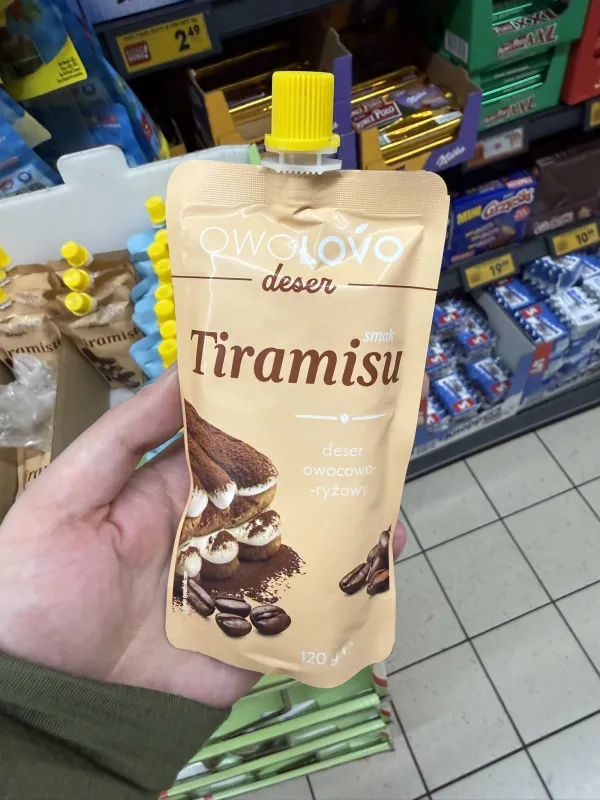 Owolovo Deser o smaku tiramisu | 120g