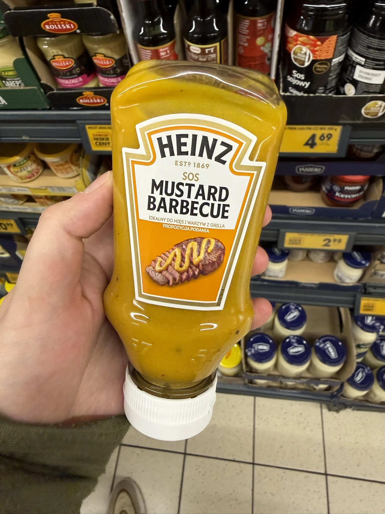 Heinz Sos Mustard Barbecue | 240g / 220ml